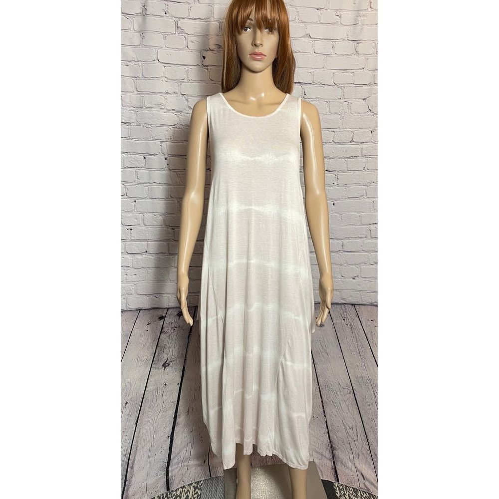 Other NWT New MADE IN ITALY Tie Dye Scoop Bottom Jersey Midi Dres Size ONE SIZE - 1 Thumbnail