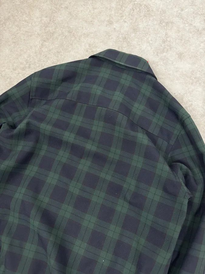 A.P.C. A.P.C College Tartan Navy & Green Jacket Size US S / EU 44-46 / 1 - 6 Thumbnail