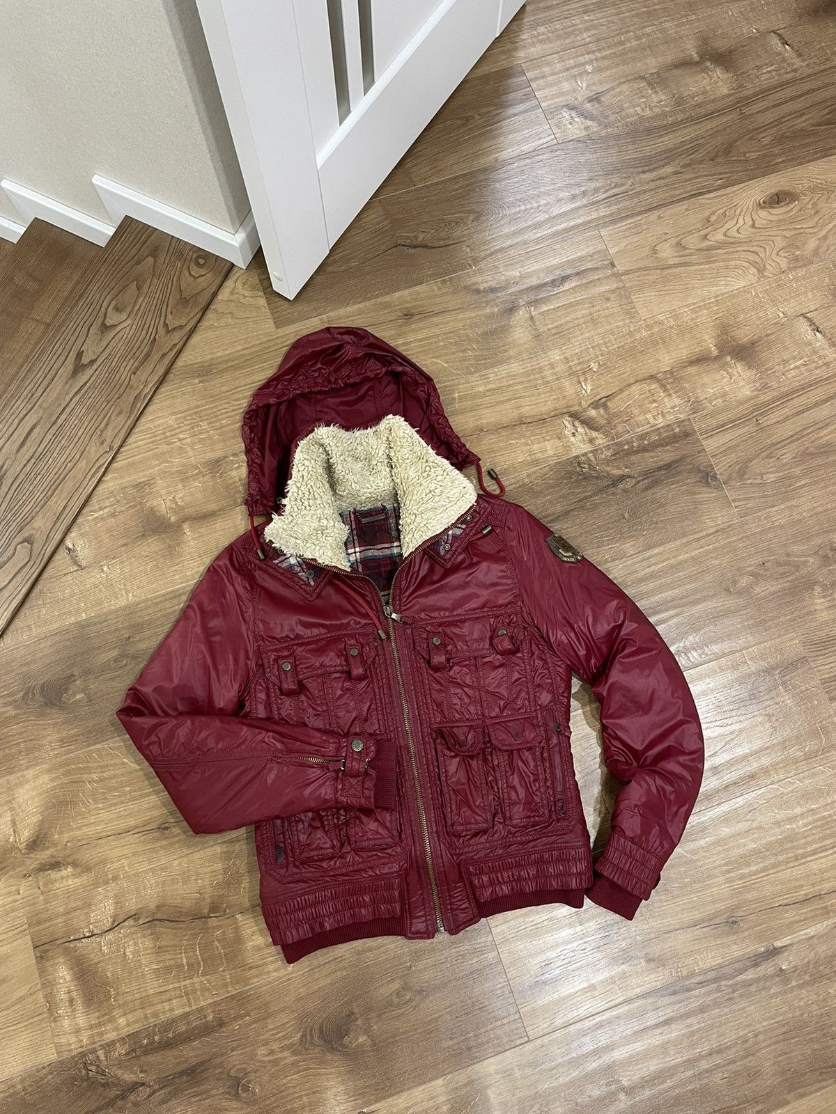 Veste DOLCE & GABBANA Vintage Nylon Parachute – Rose, Taille 46, Occasion Très Bon état