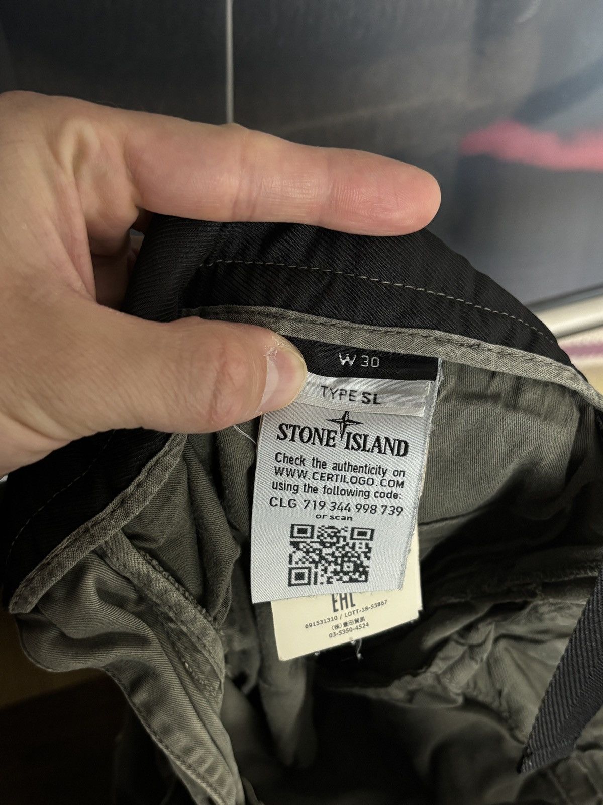Stone Island Stone Island washed green cargo pants Size US 30 / EU 46 - 10 Thumbnail