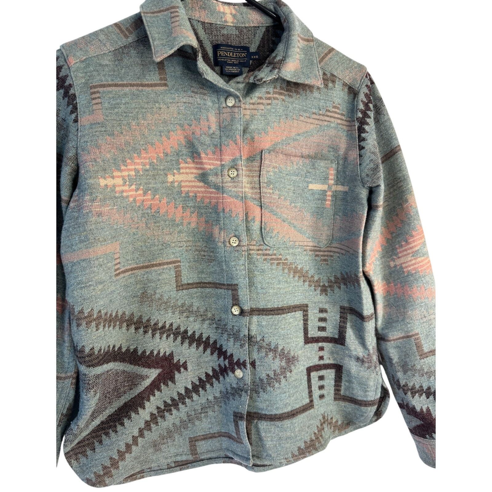 Pendleton Pendleton Flannel Shirt Women’s Western Aztec Wool size XXS Size XXS / US 00 / IT 34 - 3 Thumbnail