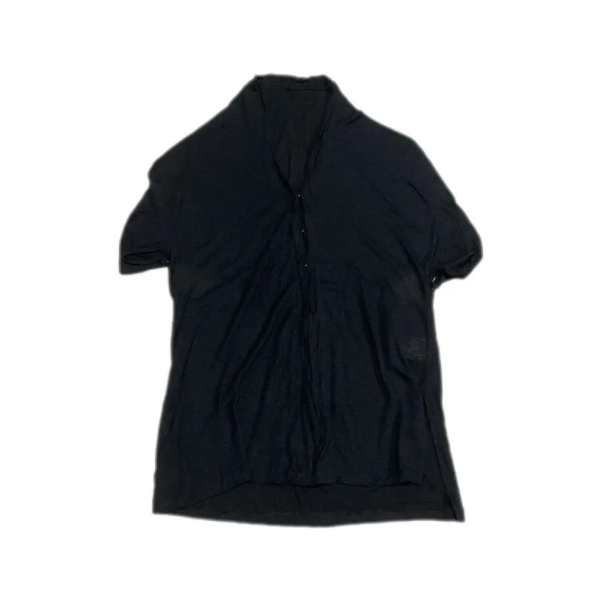 Designer × Y's × Yohji Yamamoto ♟️ Vintage Yohji Yamamoto + Noir Rayon Shirt Size M / US 6-8 / IT 42-44 - 2 Thumbnail
