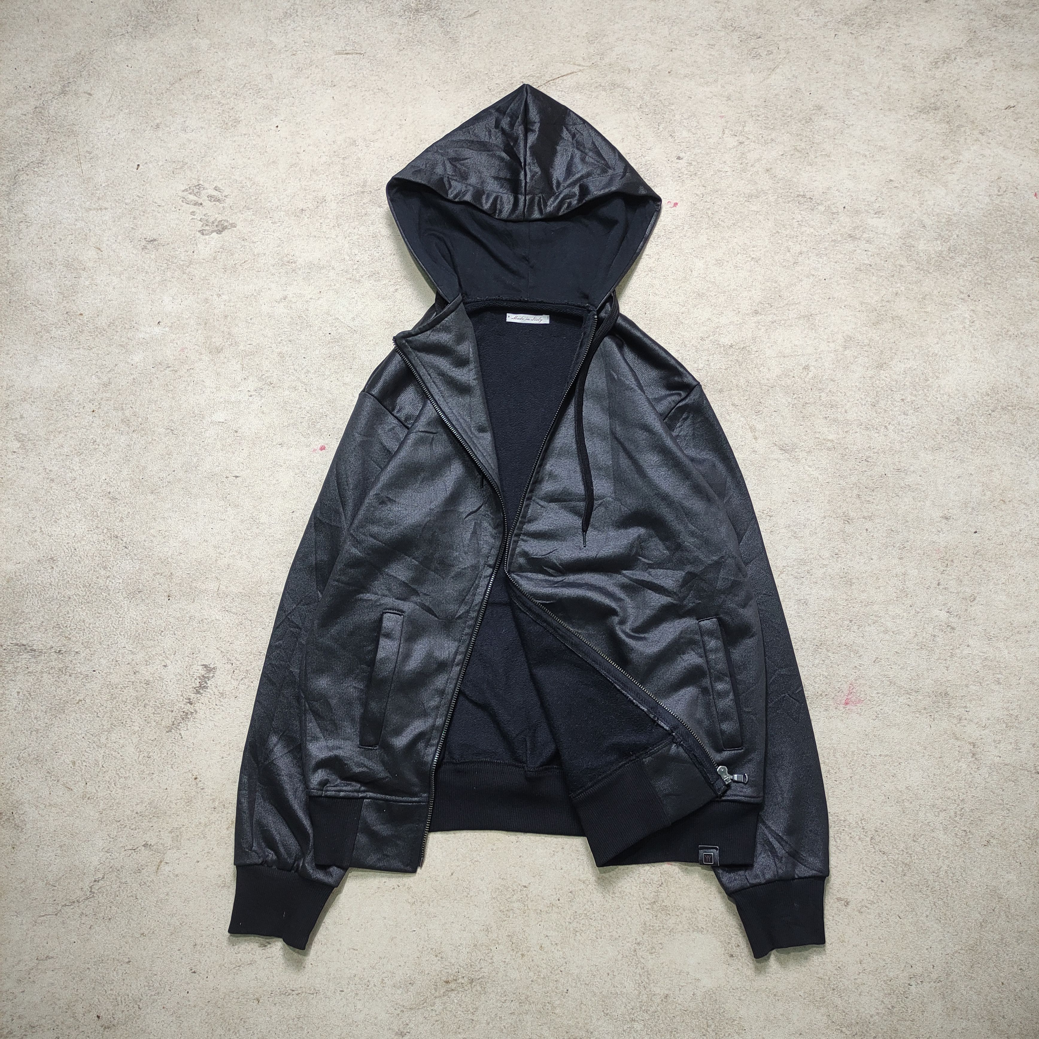 Emporio Armani Primo Emporio Asymmetric Zipper Hoodie Size US L / EU 52-54 / 3 - 3 Thumbnail