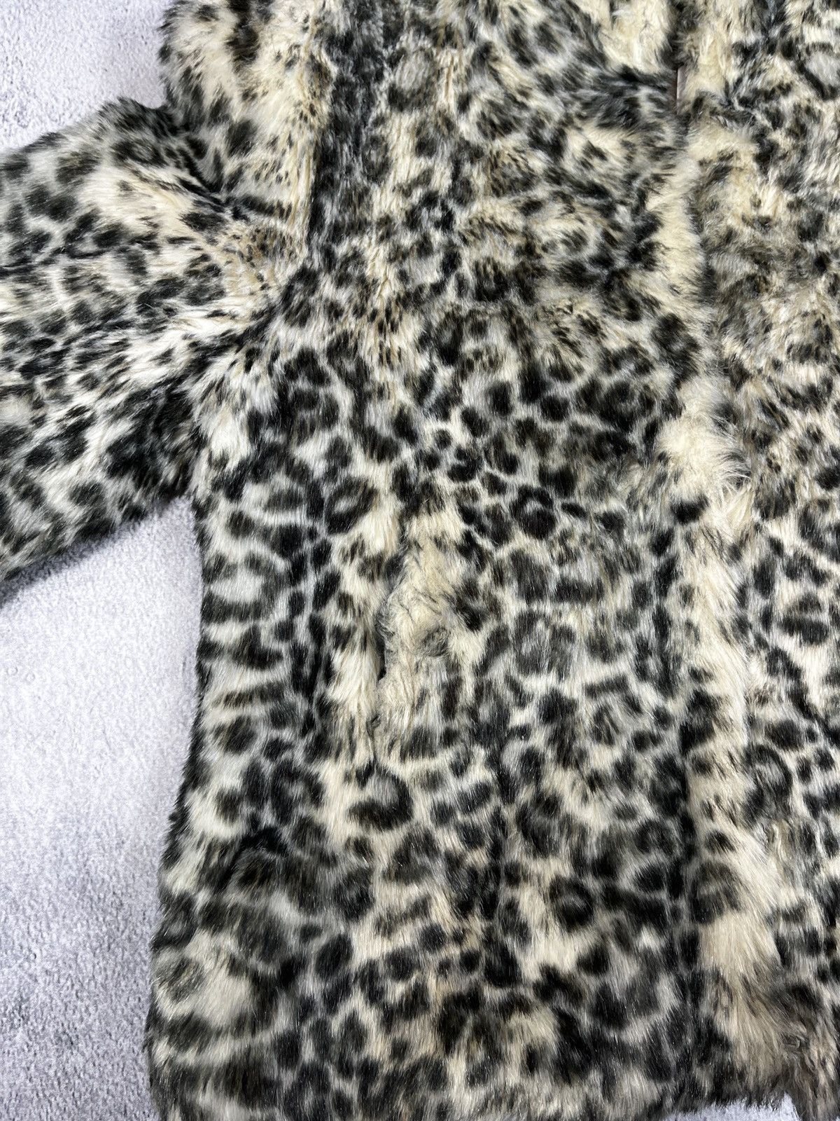 Japanese Brand × Vintage Vintage 90s Fur Faux cropped coat jacket AvantGarde japanese Size M / US 6-8 / IT 42-44 - 7 Thumbnail