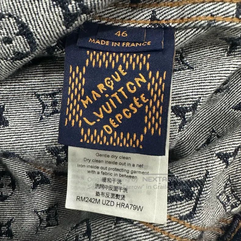 Louis Vuitton Louis Vuitton Full logo pearl button denim jacket Size US S / EU 44-46 / 1 - 4 Thumbnail