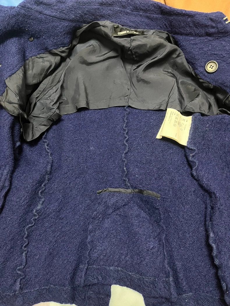 Comme des Garcons Comme Des Garcons Navy Jersey wool 100% blazer jacket Size M / US 6-8 / IT 42-44 - 8 Thumbnail