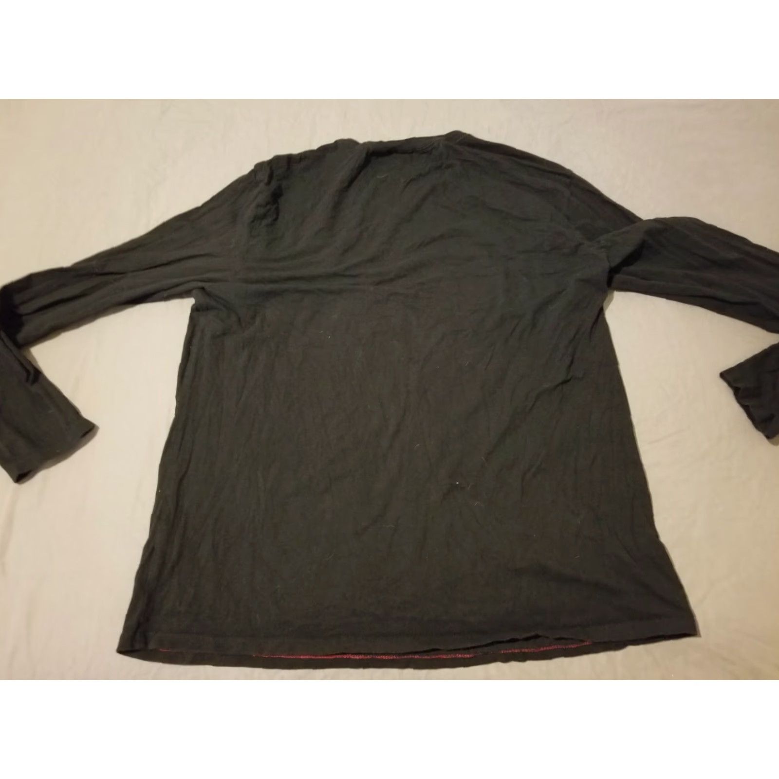 Tommy Hilfiger VINTAGE Mens Tommy Hilfiger Shirt M Medium Black Cotton Long Sleeve Size US M / EU 48-50 / 2 - 5 Thumbnail