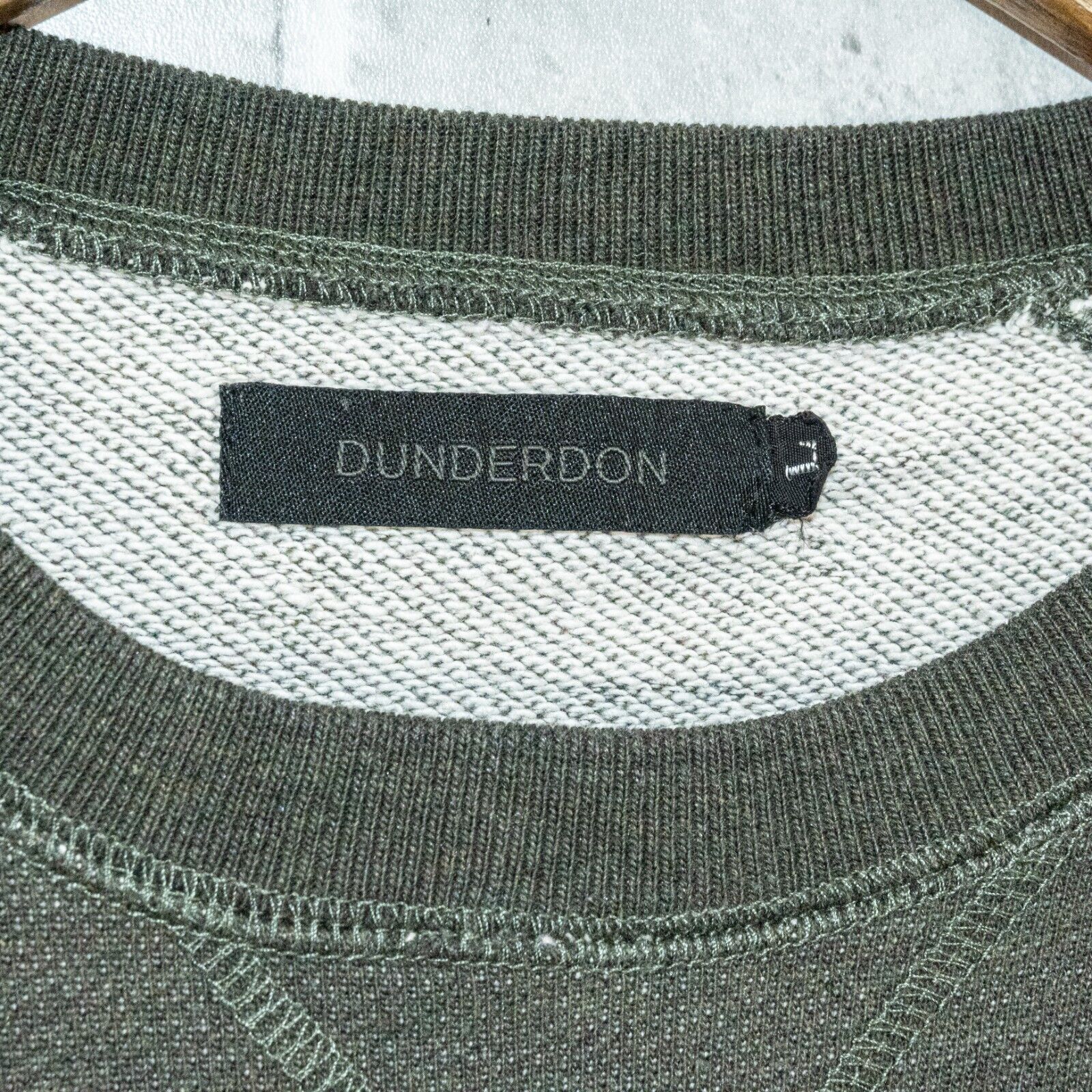 Dunderdon DUNDERDON Men's french terry Crew neck Sweatshirt Green Size US L / EU 52-54 / 3 - 4 Thumbnail