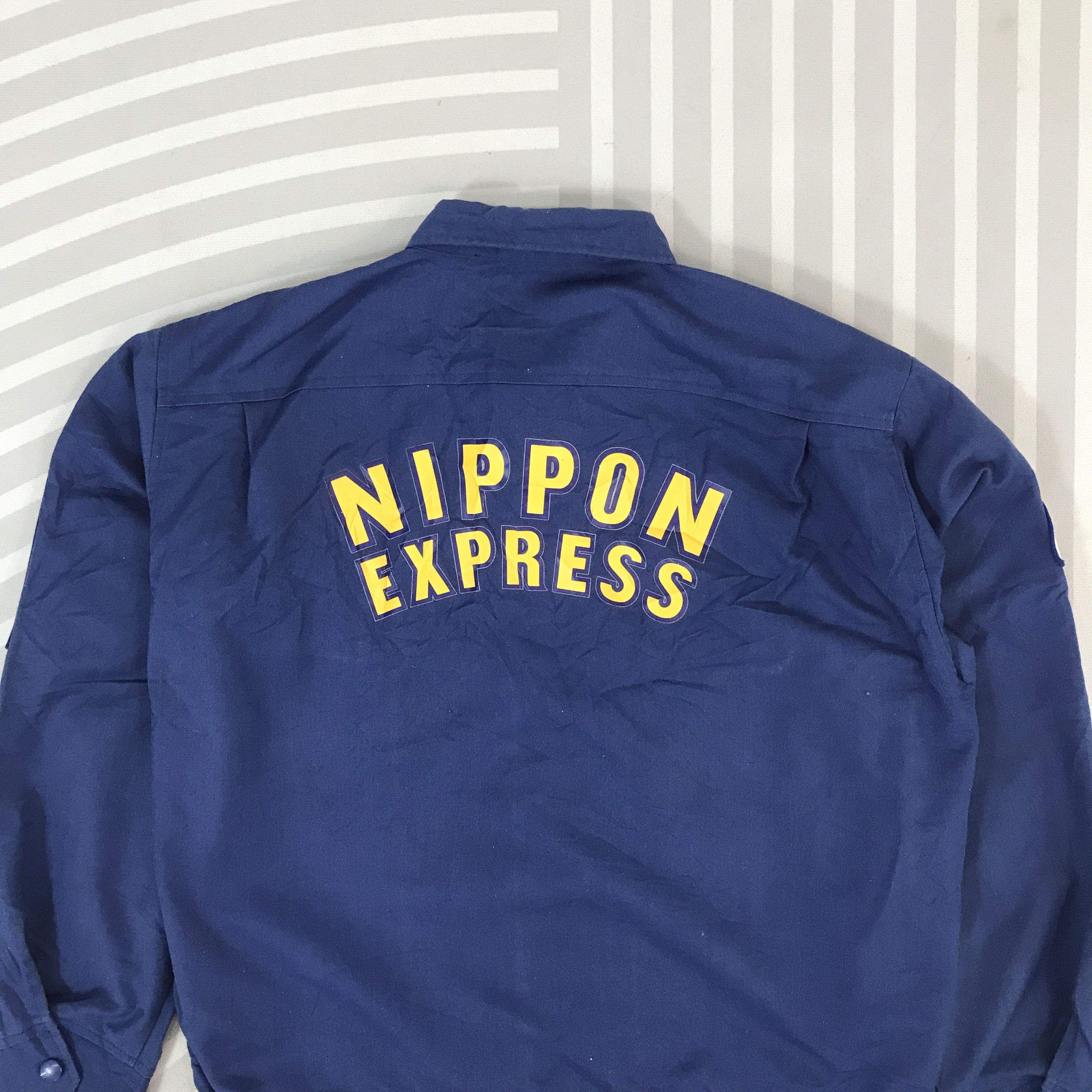 Japanese Brand × Vintage Vintage Nippon Express Uniforms Og Japan Jacket Size US L / EU 52-54 / 3 - 4 Thumbnail