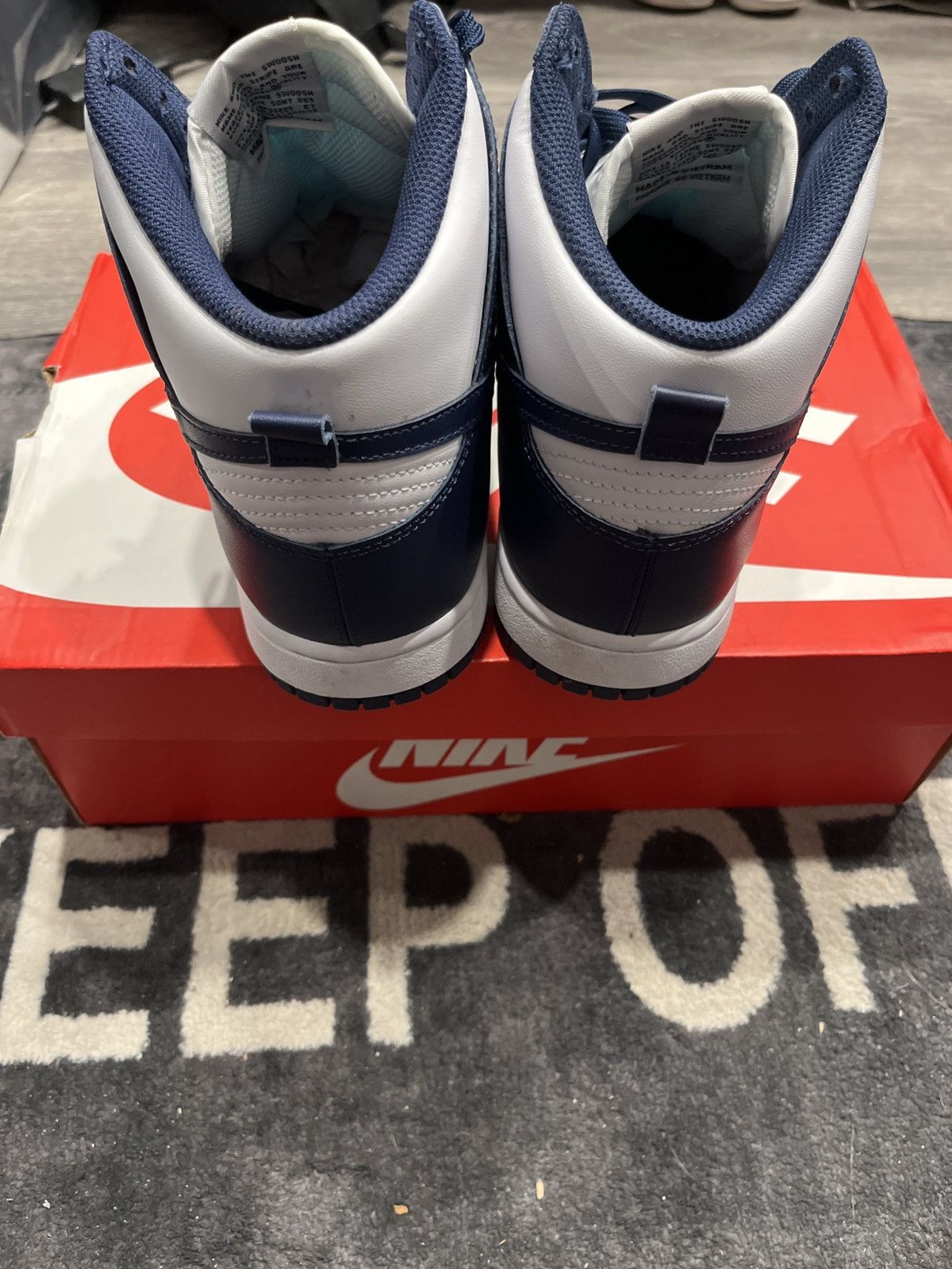Nike × Vintage Nike dunk Navy Size US 11 / EU 44 - 4 Thumbnail