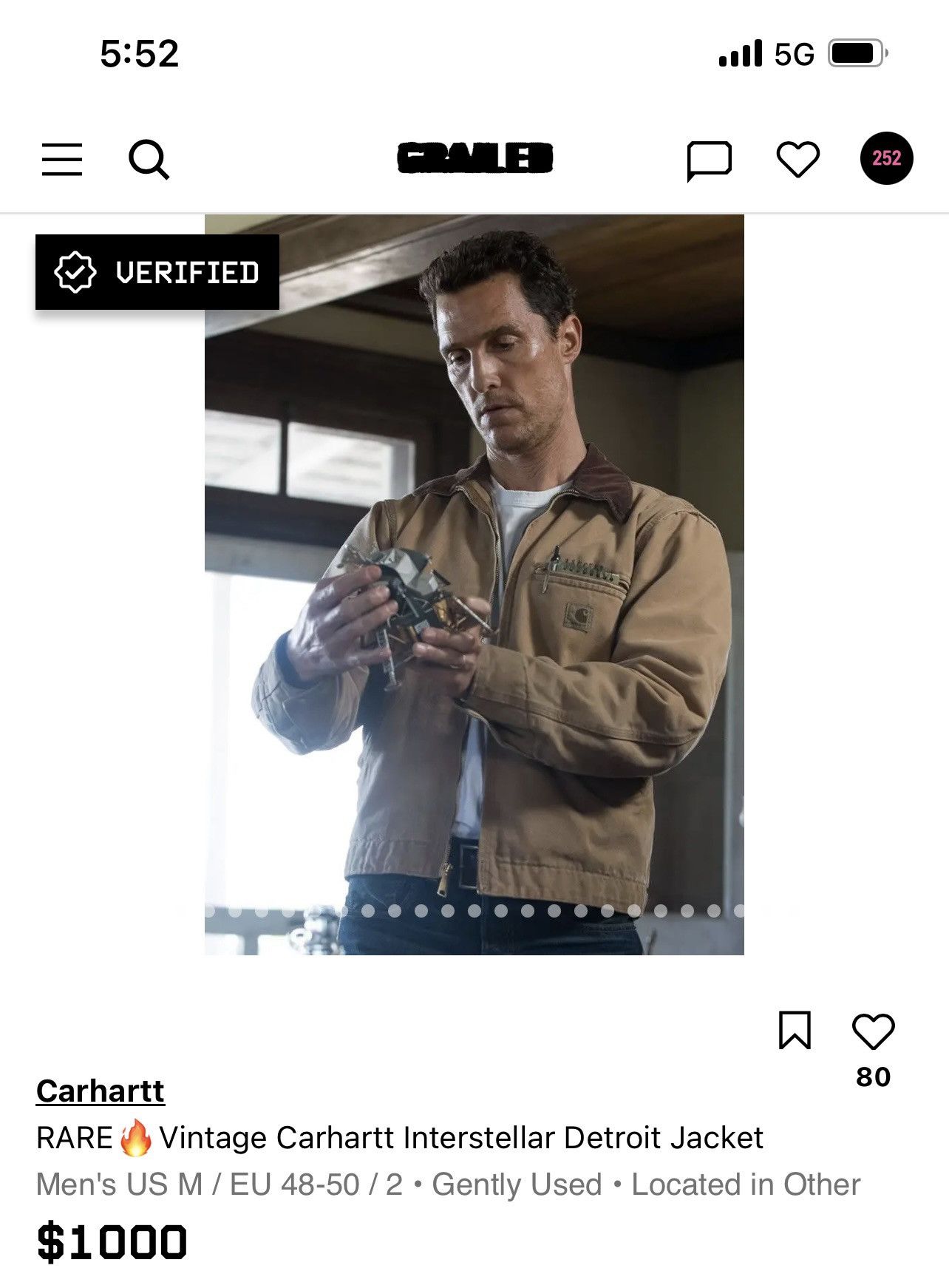 Carhartt RARE🔥Vintage Carhartt Interstellar Detroit Jacket Size US M / EU 48-50 / 2 - 25 Thumbnail