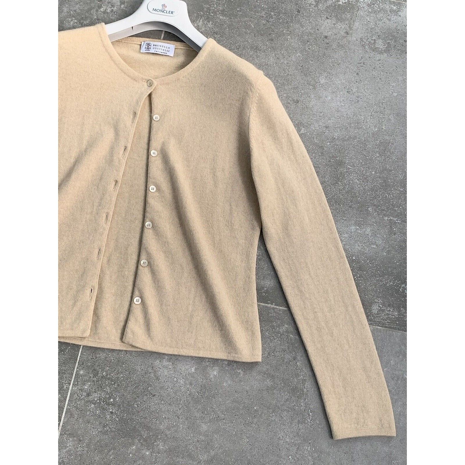 Brunello Cucinelli Women's BRUNELLO CUCINELLI CASHMERE Cardigan Sweater SZ S-M Size M / US 6-8 / IT 42-44 - 5 Thumbnail