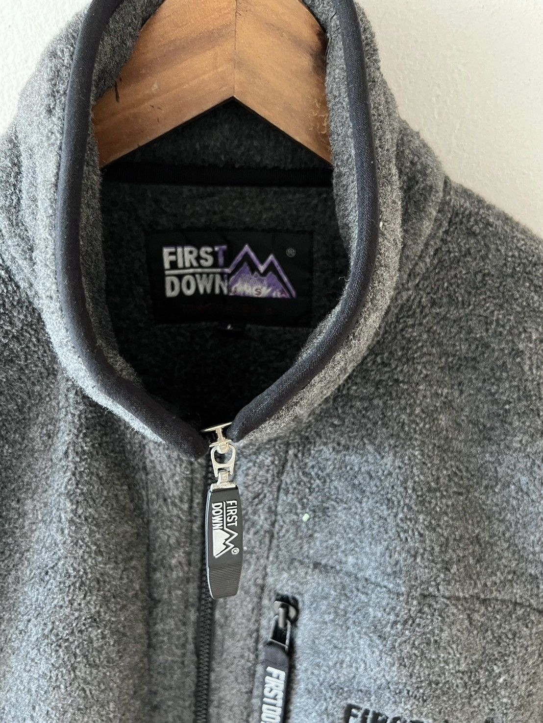 Vintage First Down Outdoor Fleece Jacket Zip Up Size US M / EU 48-50 / 2 - 5 Thumbnail
