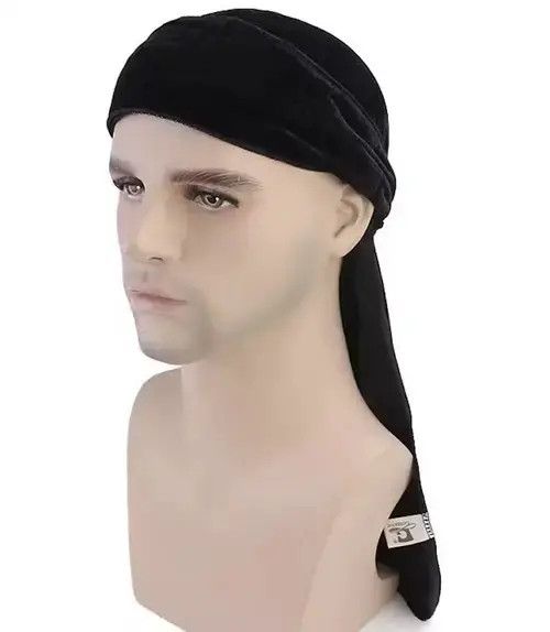 Other Dragon Pattern Velvet Durag Size ONE SIZE - 3 Thumbnail