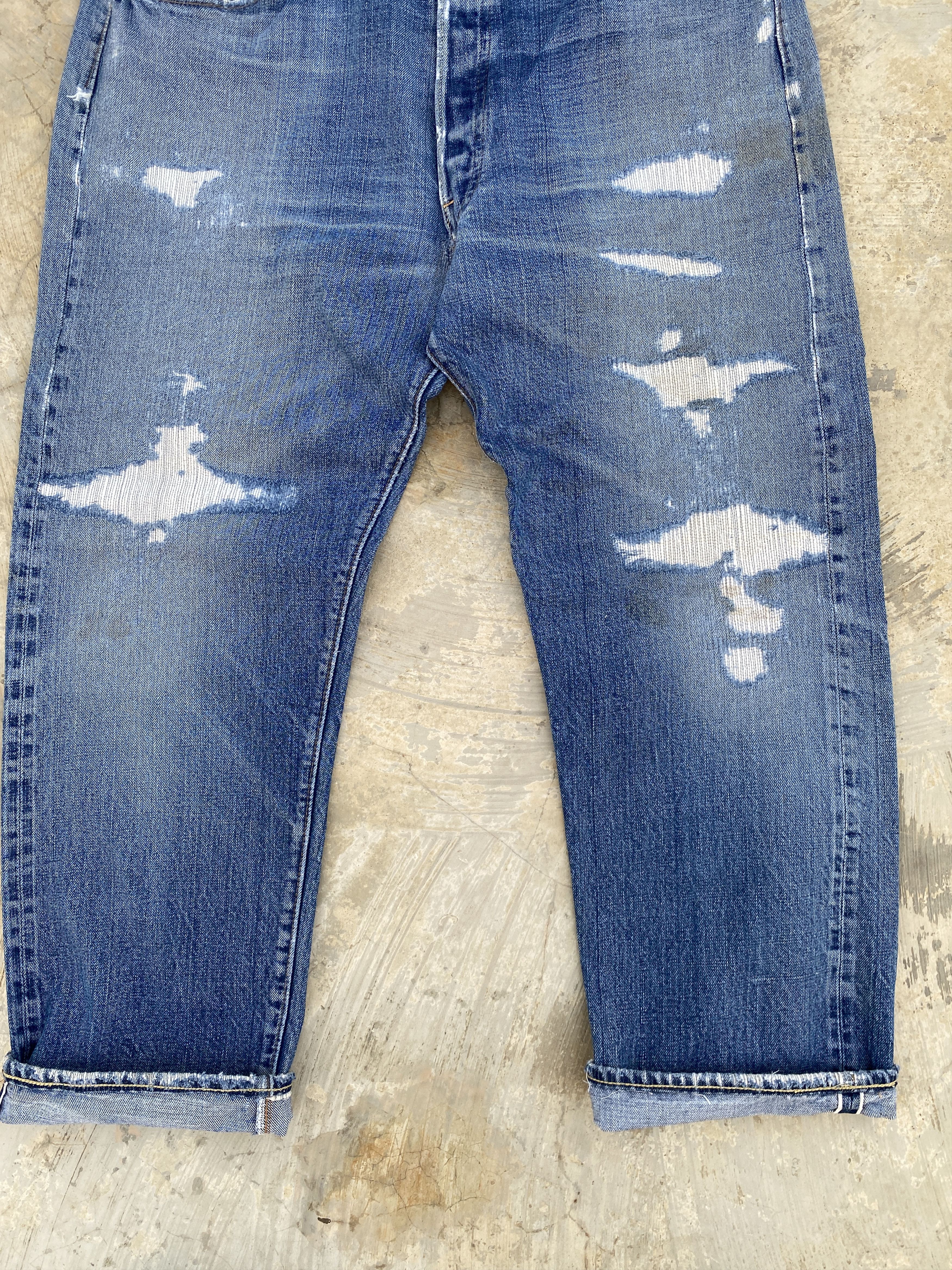 Levi's Vintage 70s Levis 501 Big E #2 Redline Selvedge Jeans Size US 36 / EU 52 - 4 Thumbnail