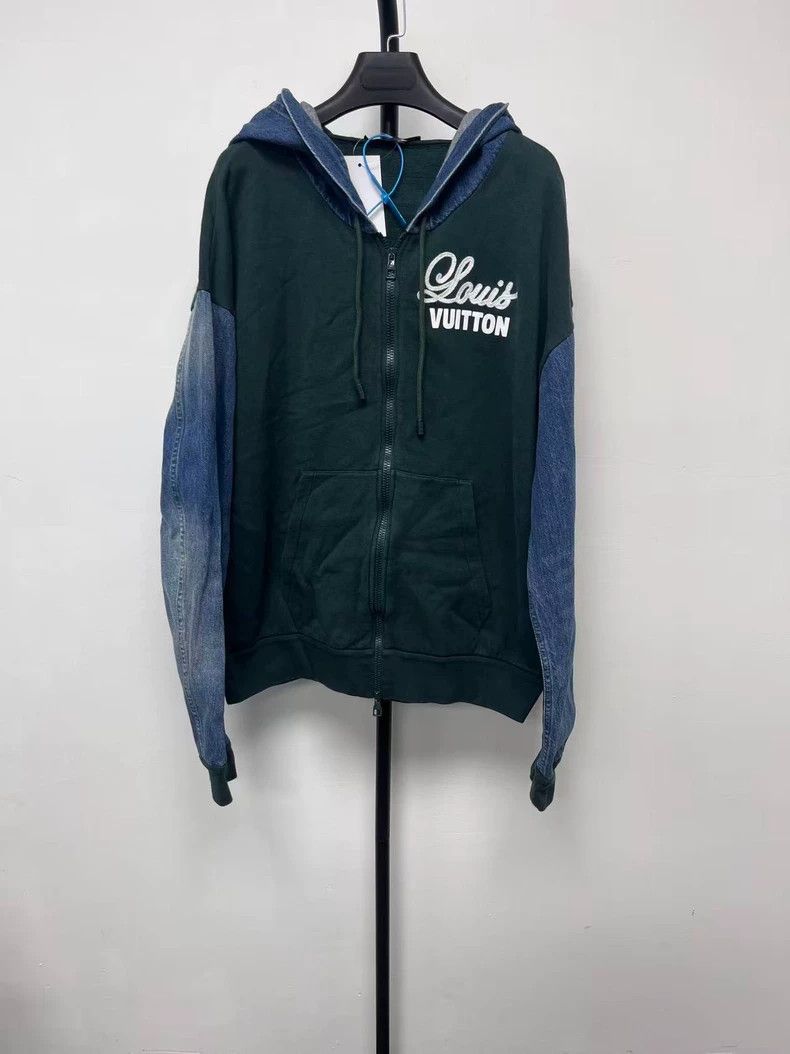 Louis Vuitton FW22 Denim Hooded Jacket - dmc