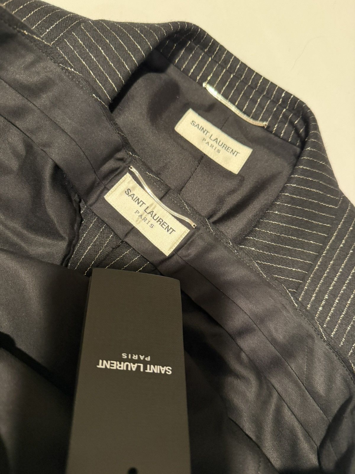 Saint Laurent Paris Saint Laurent mens gold stripes suit. 54/44. $4400 Size 44R - 14 Thumbnail