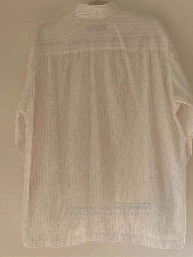 Issey Miyake Issey Miyake Hand Stitched Sashiko Pleated Shirt Size M / US 6-8 / IT 42-44 - 2 Thumbnail