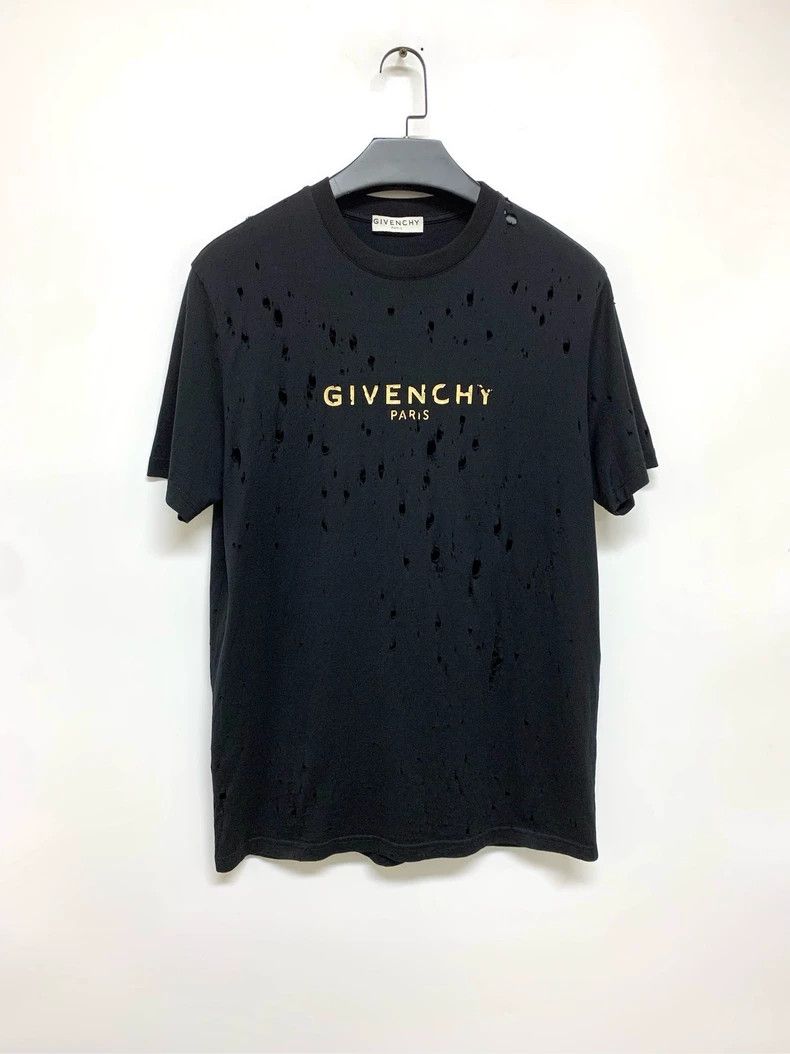 Givenchy Givenchy Golden Hole Short Sleeve Size US S / EU 44-46 / 1 - 1 Thumbnail