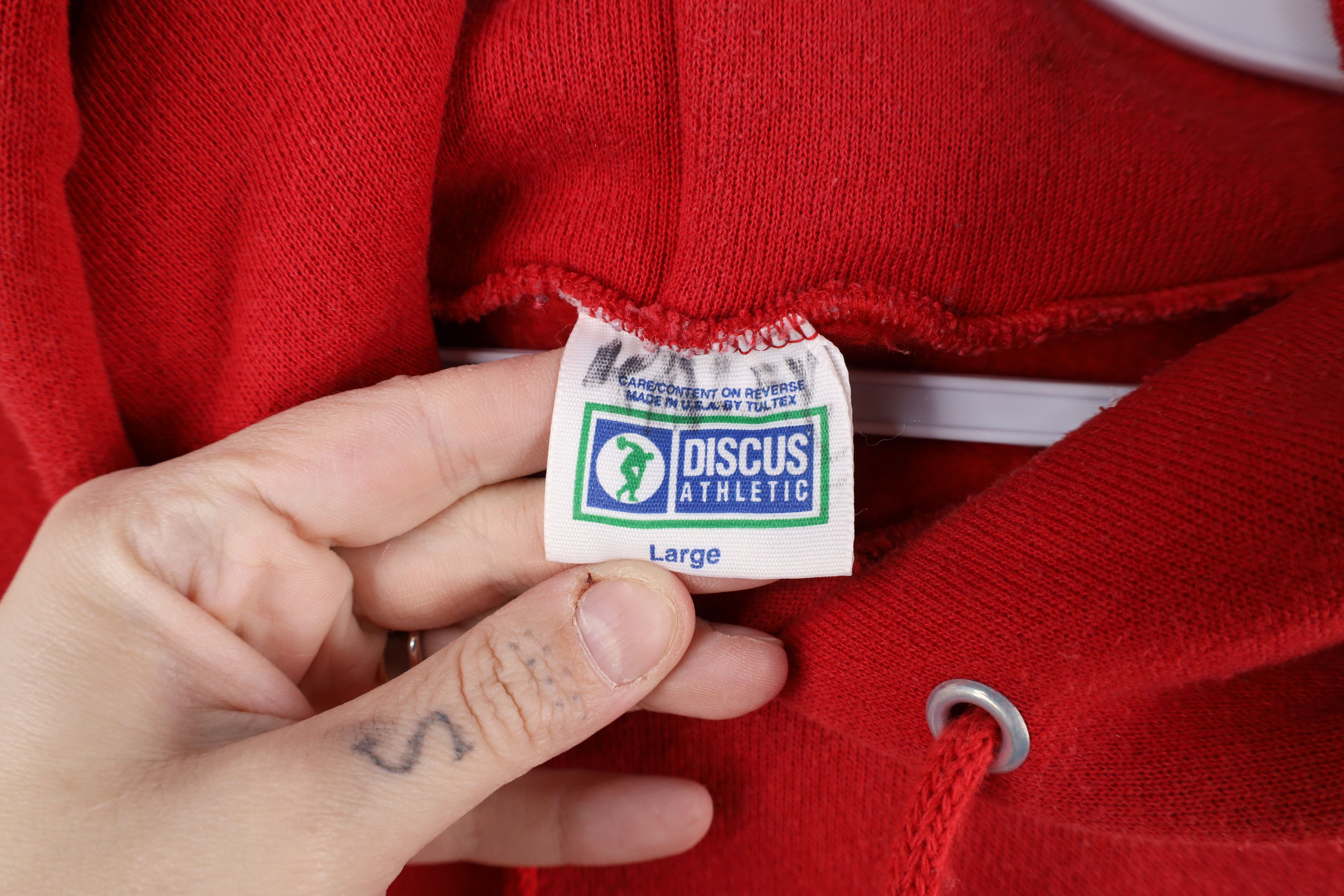Vintage Vintage 90s Streetwear Track and Field Hoodie Sweatshirt USA Size US L / EU 52-54 / 3 - 6 Thumbnail