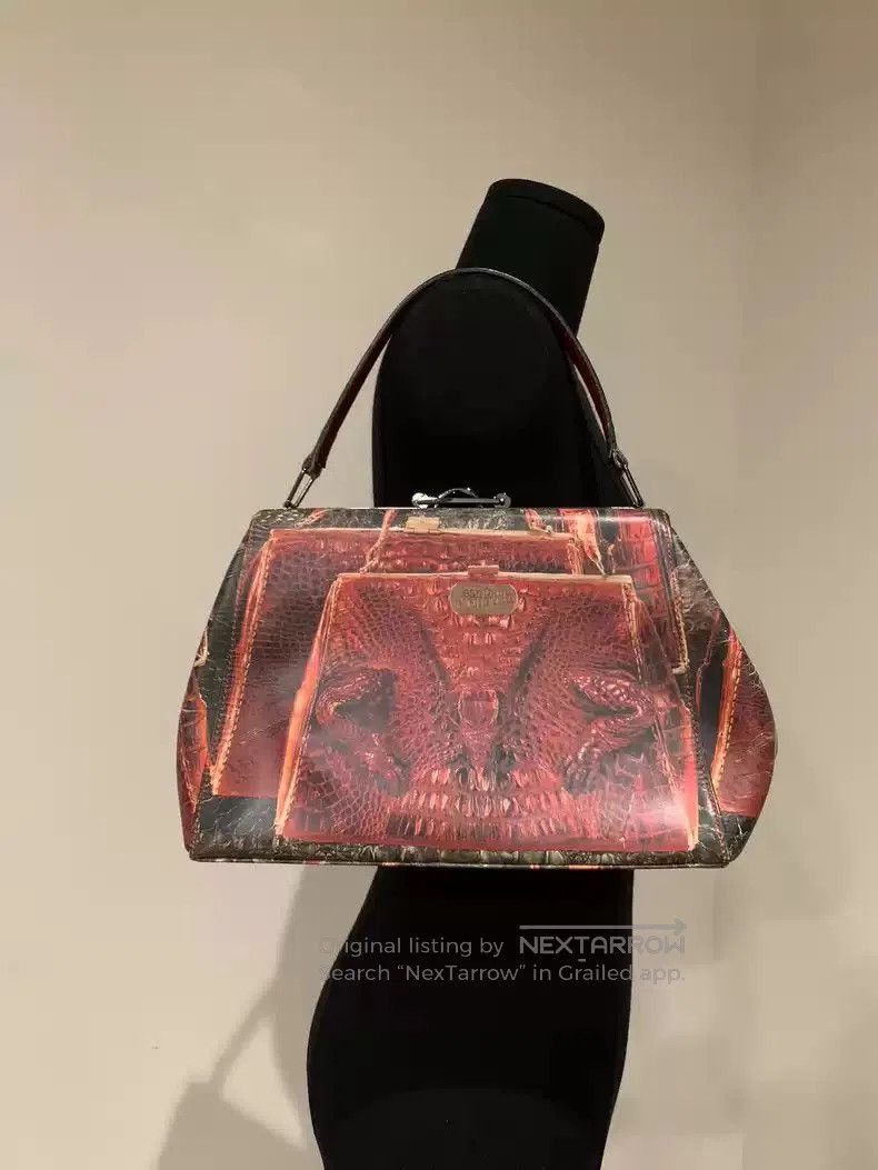 Jean Paul Gaultier Jean Paul Gaultier Medieval red crocodile bag. Size ONE SIZE - 1 Thumbnail