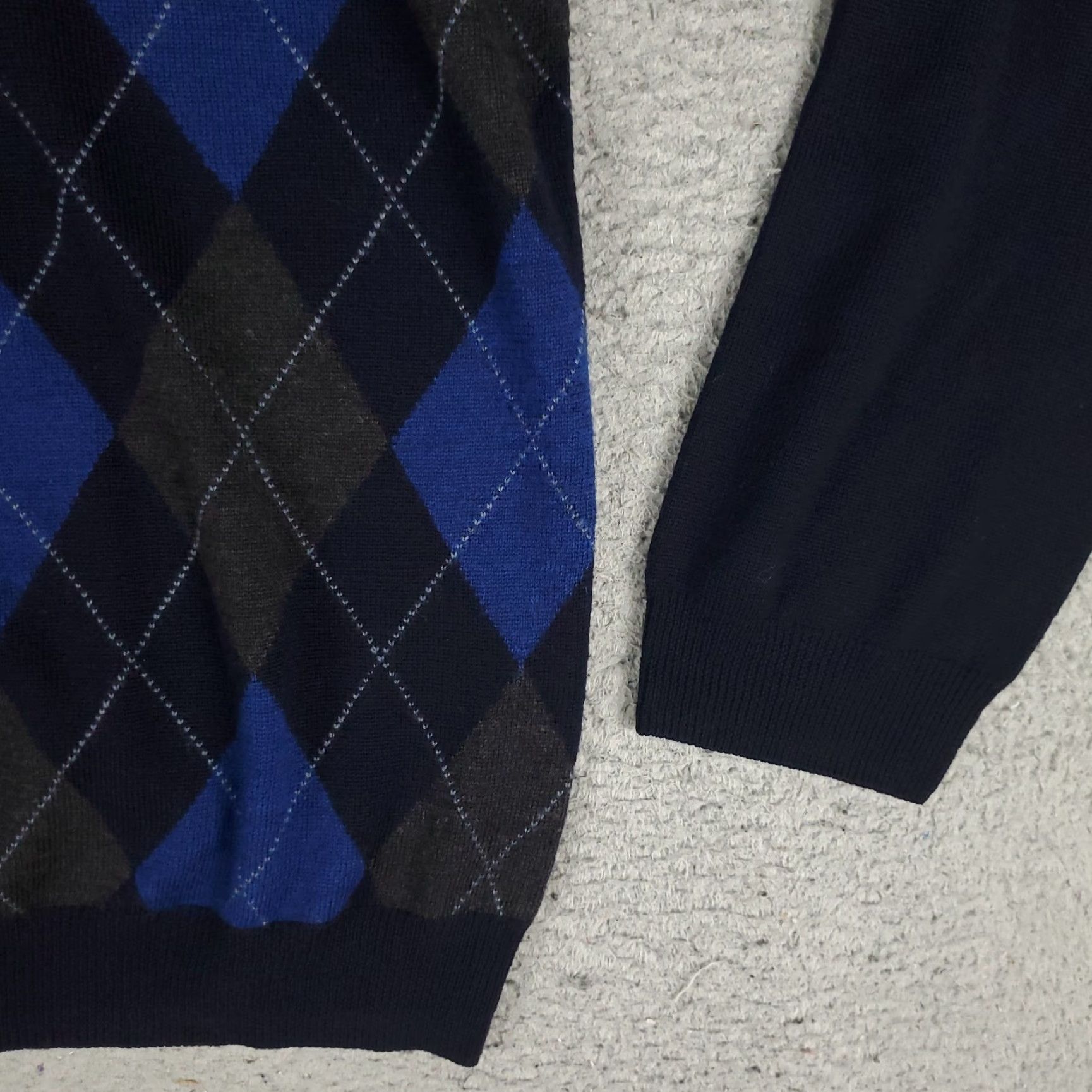 Brooks Brothers VINTAGE Brooks Brothers Sweater Pullover Men's XL Navy Blue Wool Knitted Classic 90s Size US XL / EU 56 / 4 - 4 Thumbnail