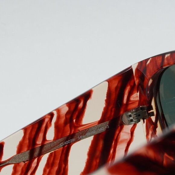 Celine 🕶️ New Celine CL40029I 54N Sunglasses - Red Havana Frame Size ONE SIZE - 6 Thumbnail