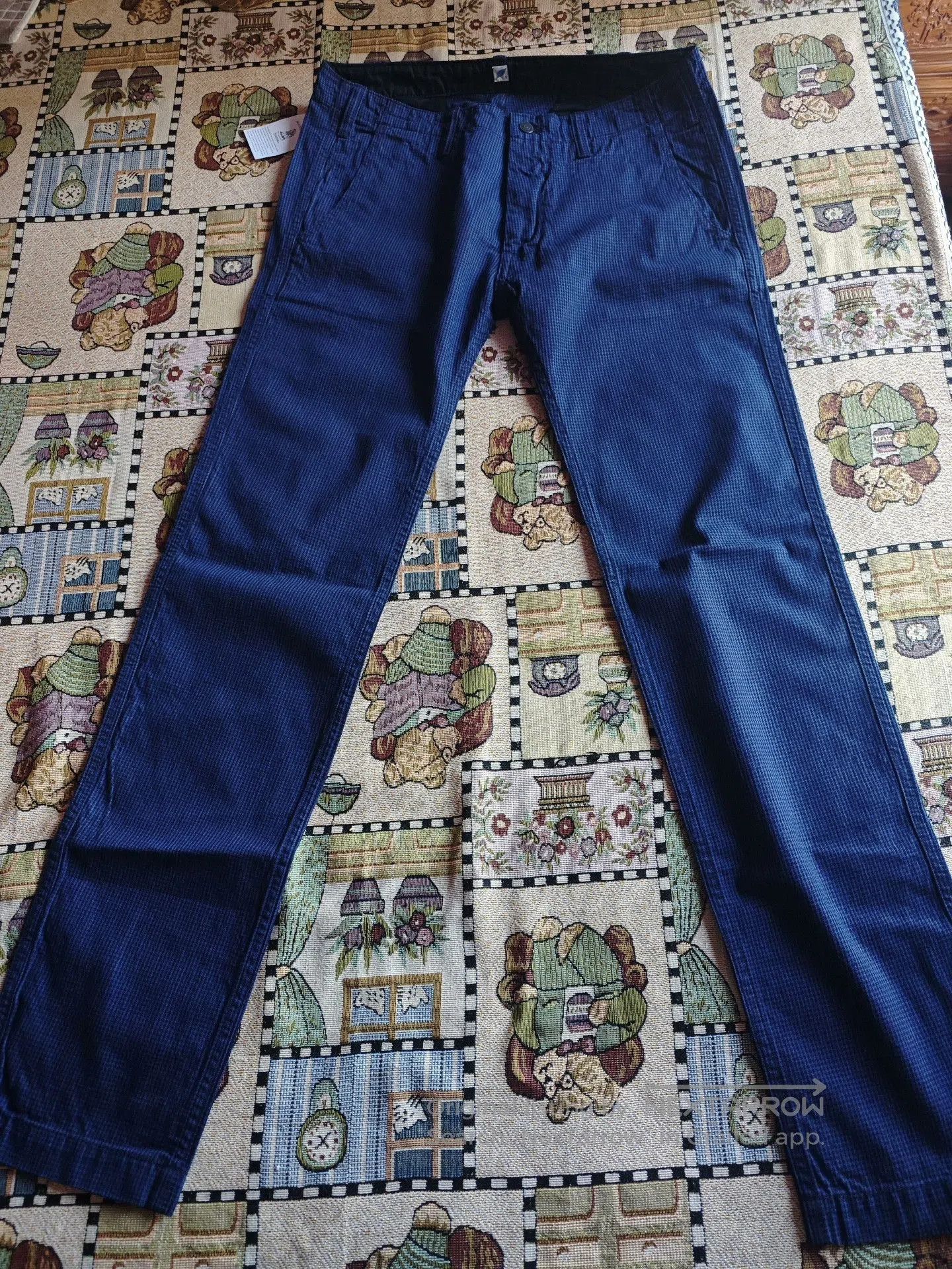 Pure Blue Japan Pure Blue Japan Houndstooth Indigo Pants. Size US 34 / EU 50 - 2 Thumbnail