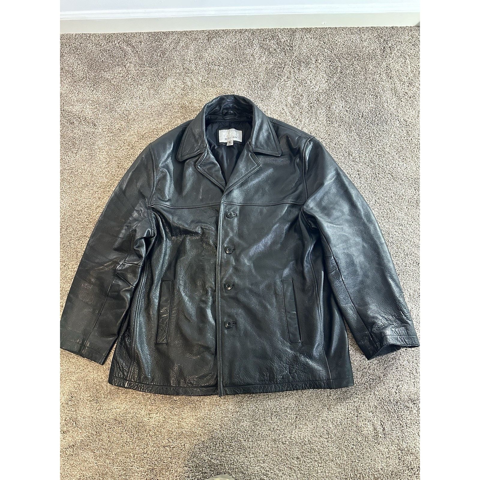 Wilsons Leather Wilson's Leather M Julian Jacket Coat Men’s XL Size US XL / EU 56 / 4 - 2 Thumbnail