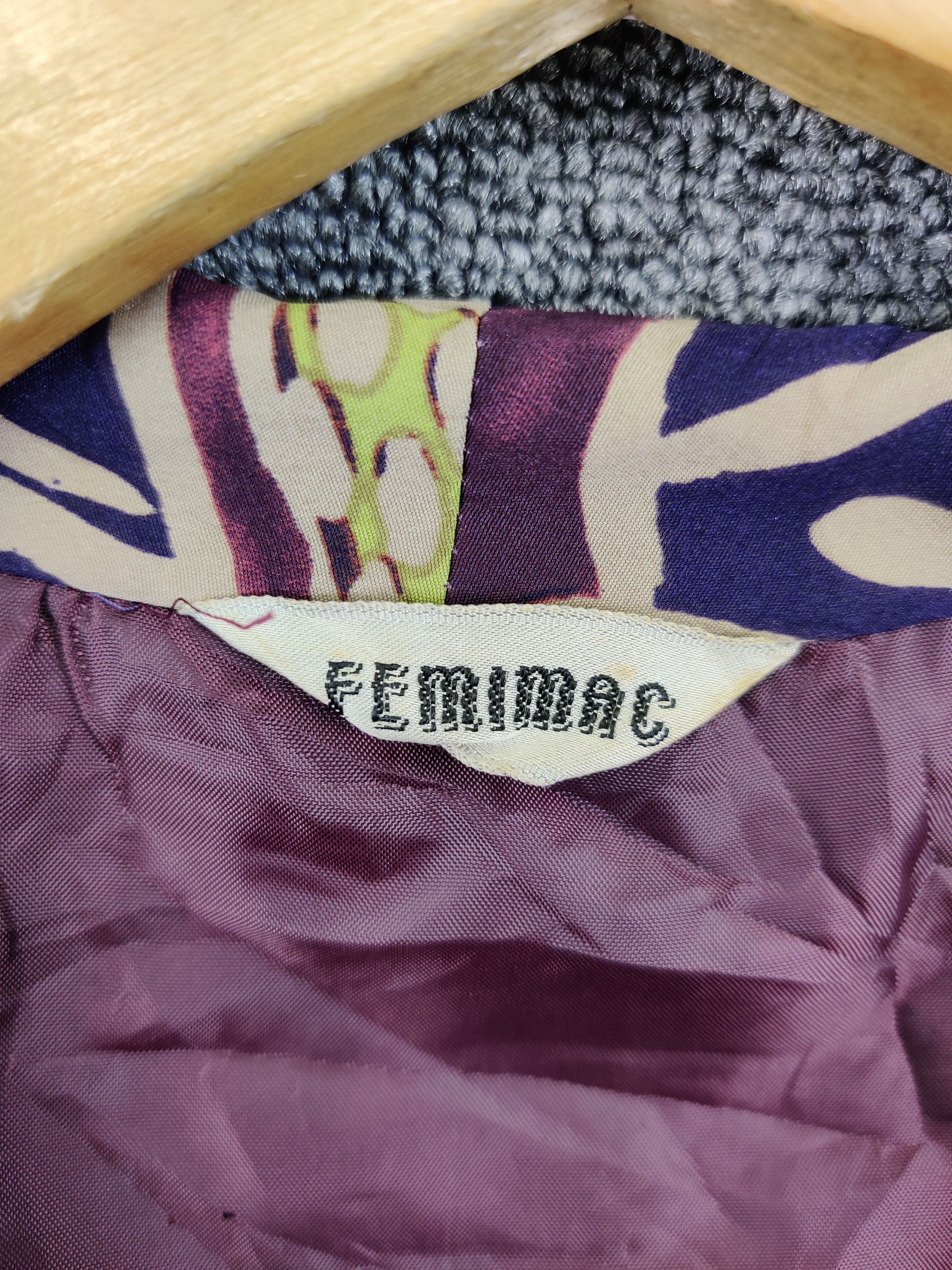 Vintage Vintage Femimac Abstract Single Breasted Blazer Size US L / EU 52-54 / 3 - 11 Thumbnail