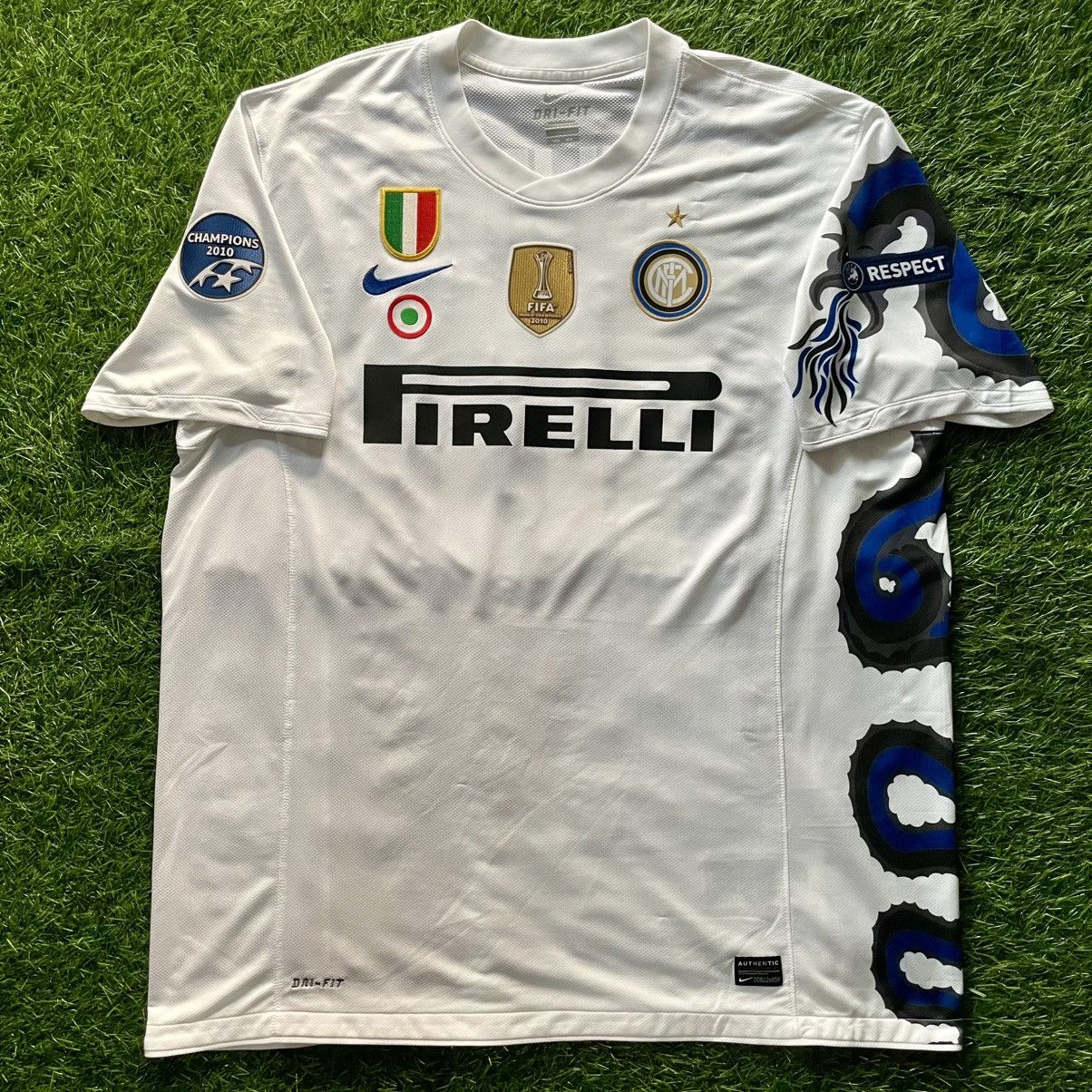 Nike Inter Milan Away 2010-11 Sneijder #10 Soccer Jersey Size US XXL / EU 58 / 5 - 1 Thumbnail