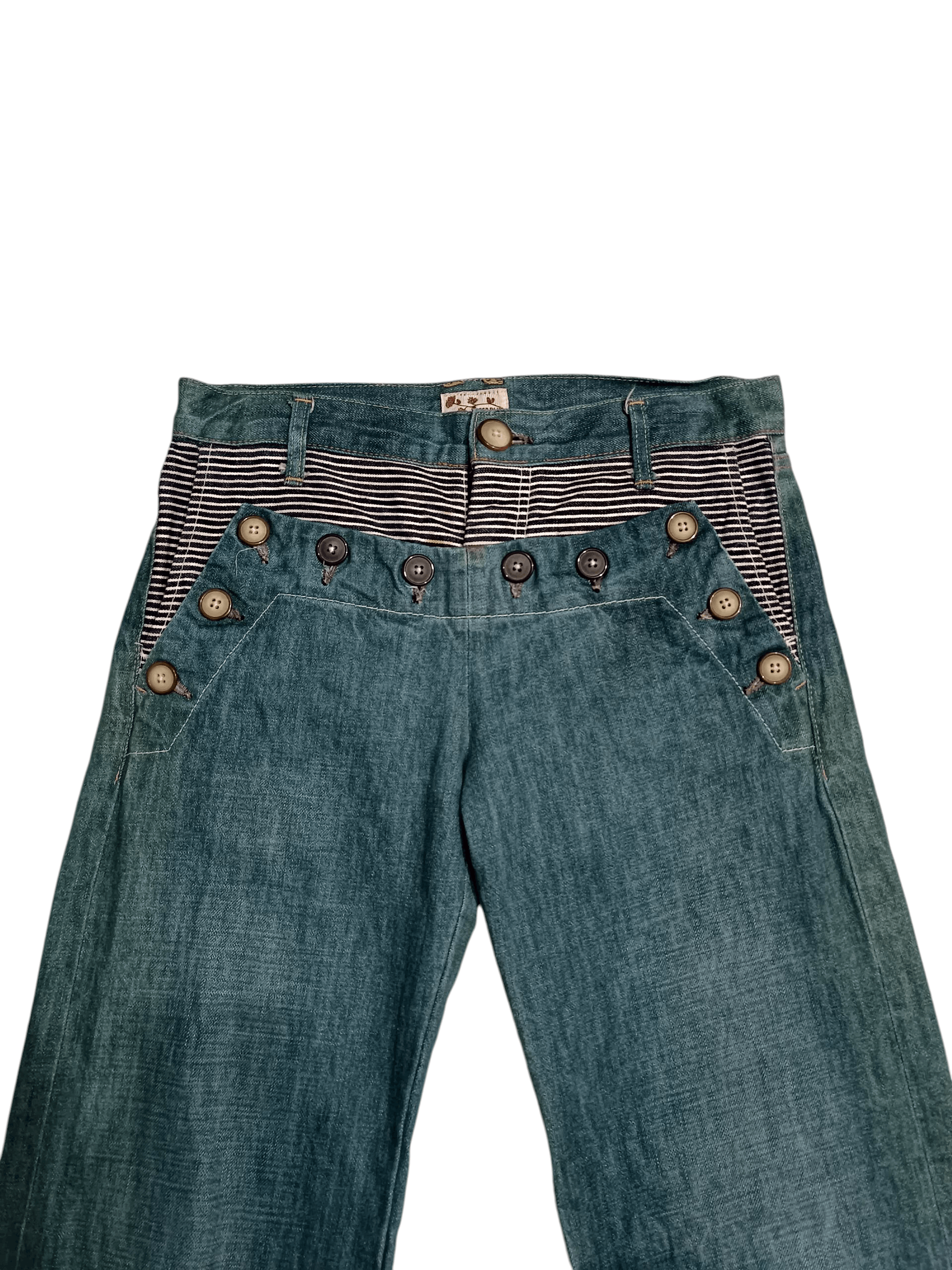 Other Deep Blue Clown Hickory Pants Denim Size 30" / US 8 / IT 44 - 2 Thumbnail