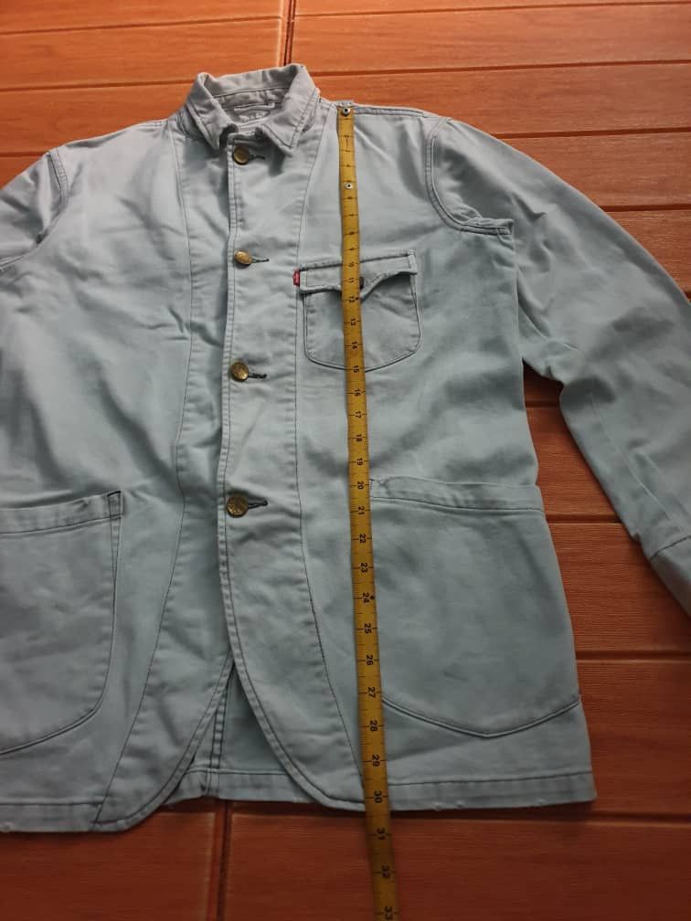 Levi's 💥Vintage levis stonewash workers denim jacket Size US L / EU 52-54 / 3 - 9 Thumbnail