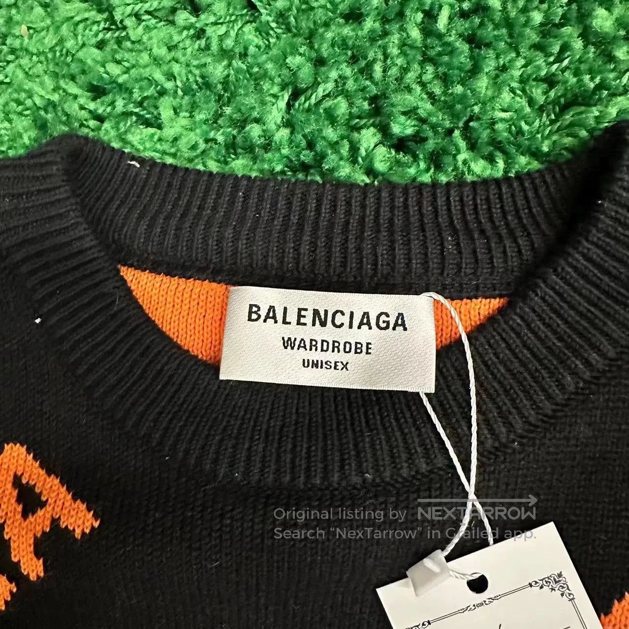 Balenciaga Balenciaga Logo Full Letter Barrage Sweater Men. Size XL / US 12-14 / IT 48-50 - 3 Thumbnail