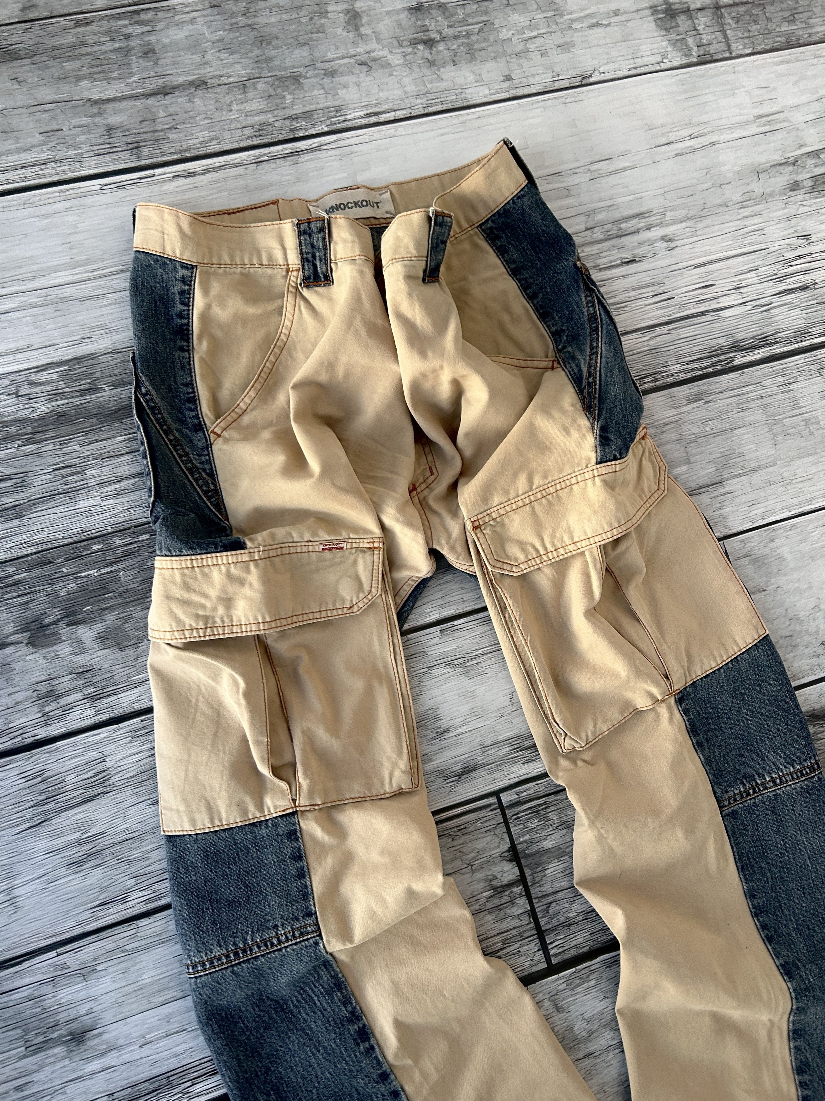 Vintage Vintage Double Side Balenciaga Style Cargo Pants 90s Size US 34 / EU 50 - 3 Thumbnail