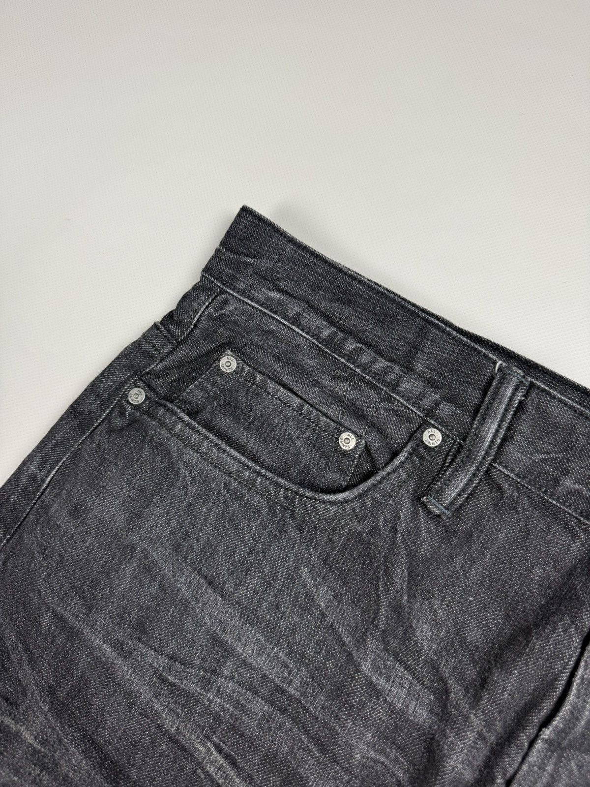 Allsaints × Japanese Brand Allsaints Black NLS Split Men’s Jeans Size 32 Size US 32 / EU 48 - 10 Thumbnail