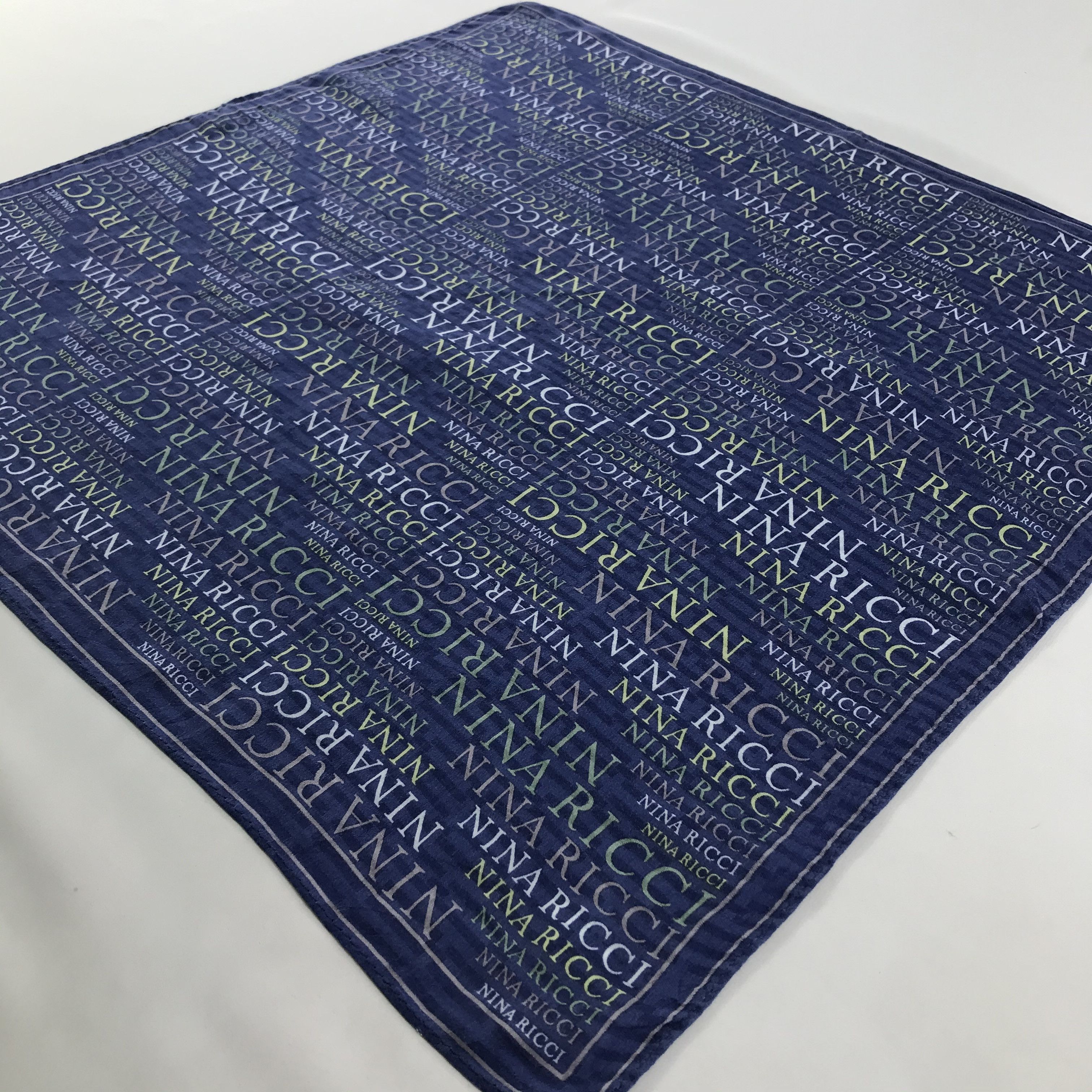 Nina Ricci × Vintage Nina Ricci Bandana / Handkerchief / Neckerchief - S1519 Size ONE SIZE - 2 Thumbnail