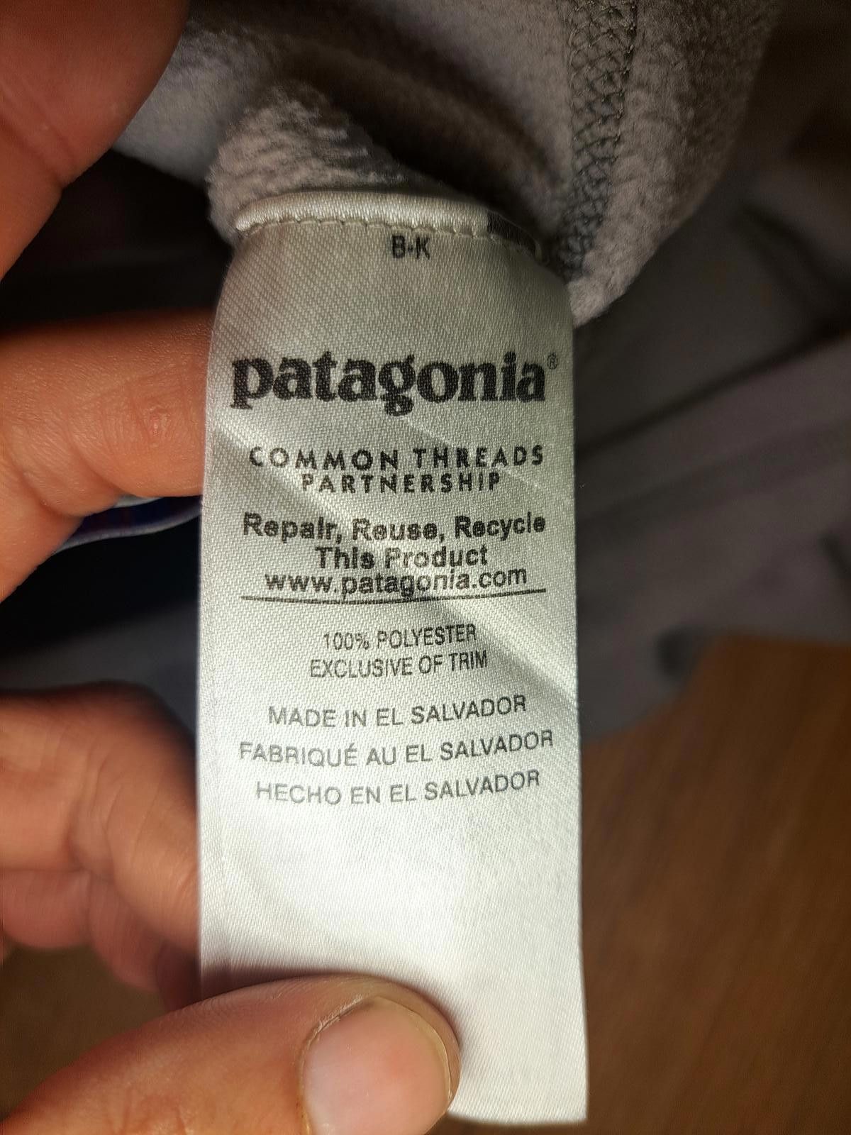 Patagonia Patagonia Pullover Fleece Jacket Kids 16-18 XXL Gray Yellow Size US XXL / EU 58 / 5 - 5 Thumbnail