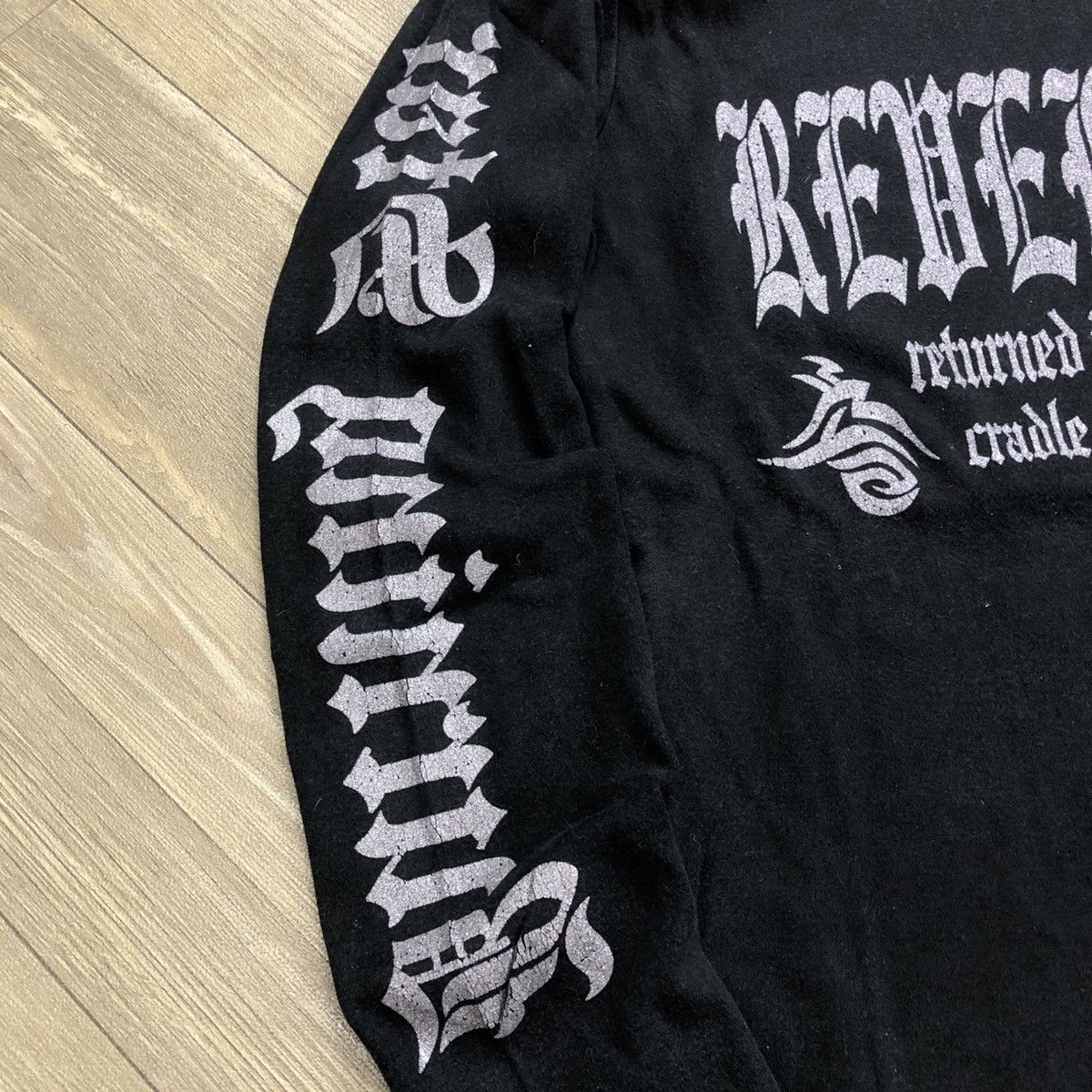 If Six Was Nine × Japanese Brand × Le Grande Bleu (L.G.B.) 2000s Soky Bal Wings Tribal Poem Lgb Style Long Sleeve Size US M / EU 48-50 / 2 - 7 Thumbnail