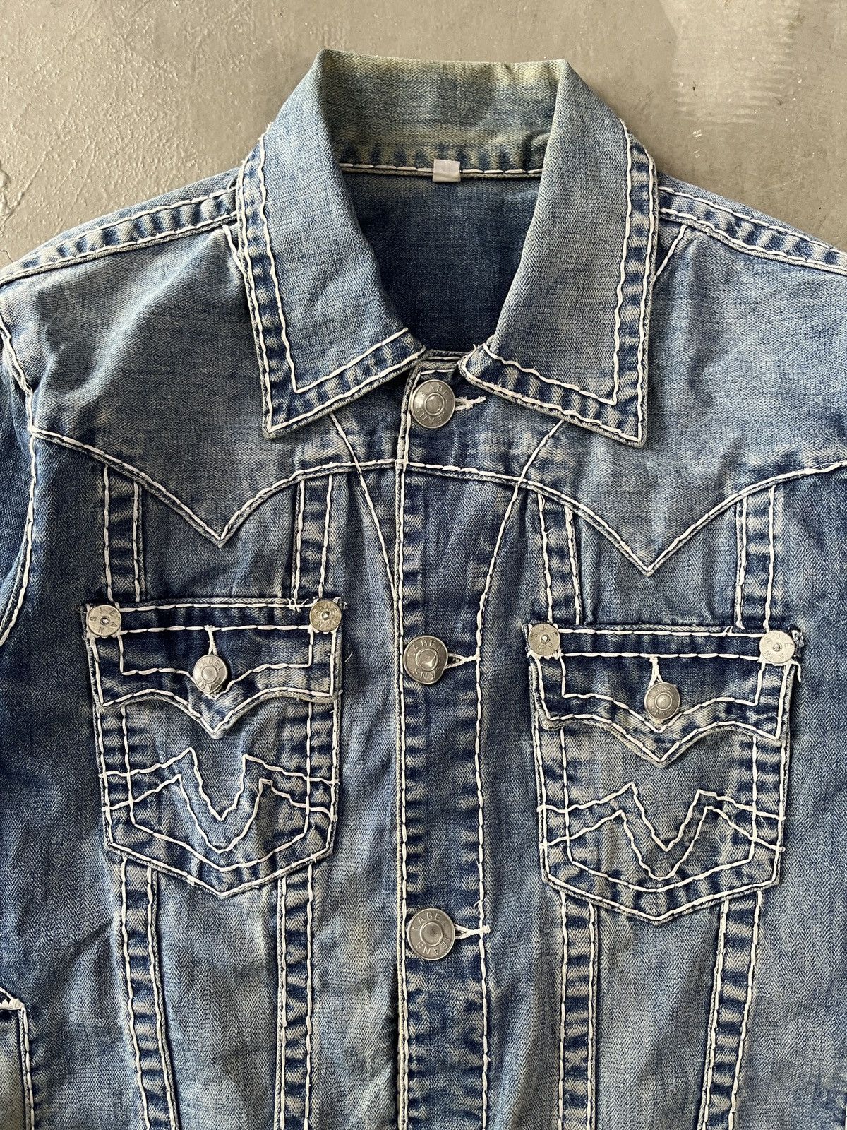 True Religion Vintage Label Jean True Religion Style Trucker Jacket Size US S / EU 44-46 / 1 - 2 Thumbnail