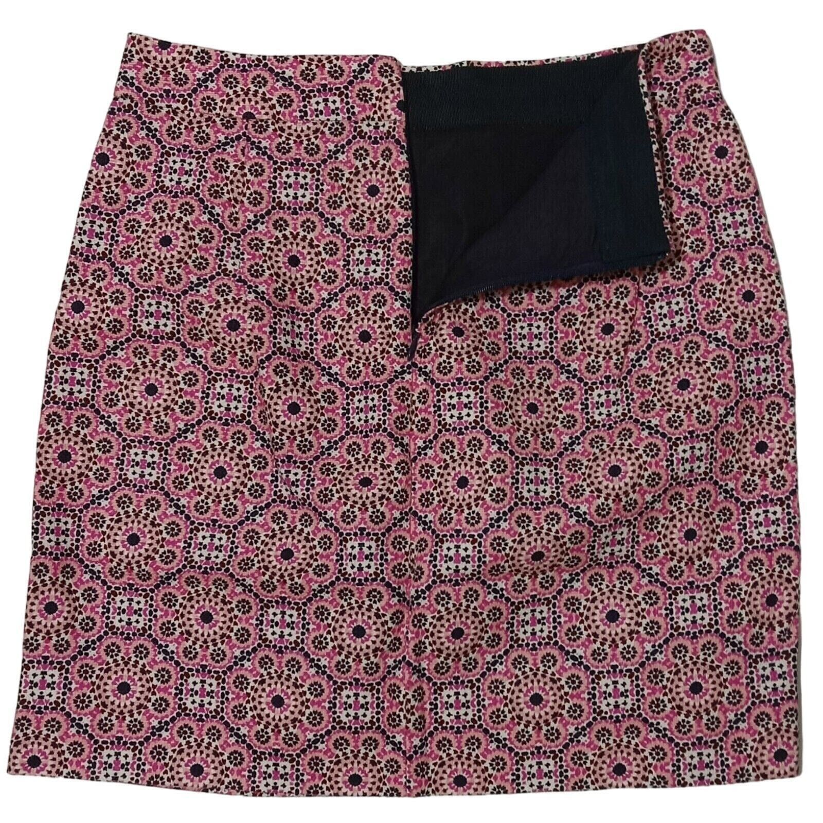 J.Crew Vintage J.Crew Mini Skirt 00 Lined Pleated Back Zip Floral Size 24" / US 00 / IT 34 - 3 Thumbnail