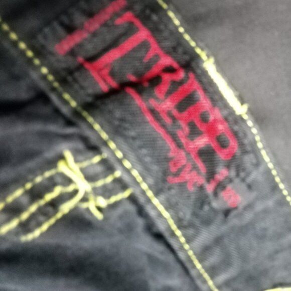Tripp NYC × Vintage Vintage Y2K Tripp NYC Rave Wide Leg Jeans Baggy Size US 28 / EU 44 - 4 Thumbnail