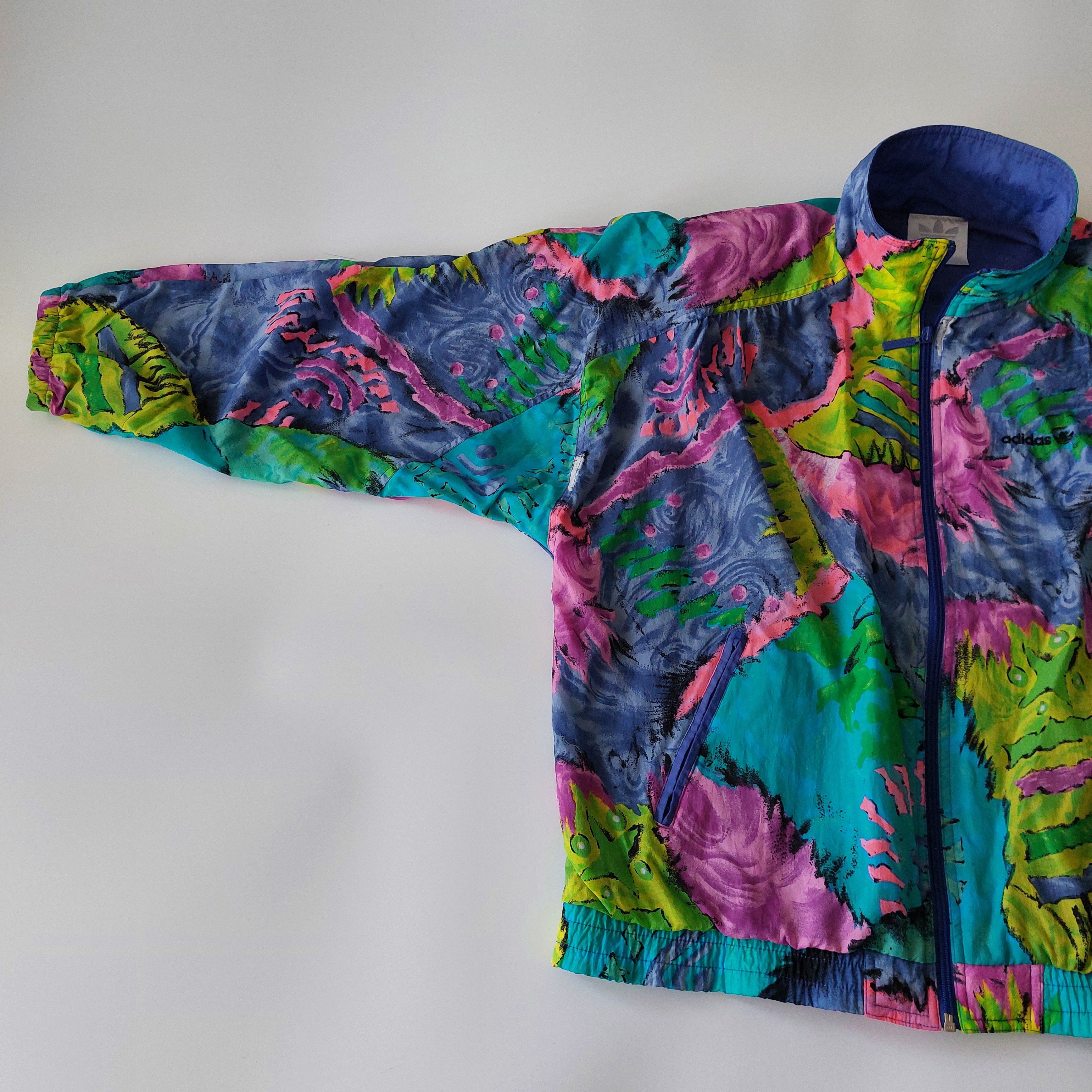 Adidas 1980/90s Adidas jacket with detachable shoulder pads Size L / US 10 / IT 46 - 6 Thumbnail