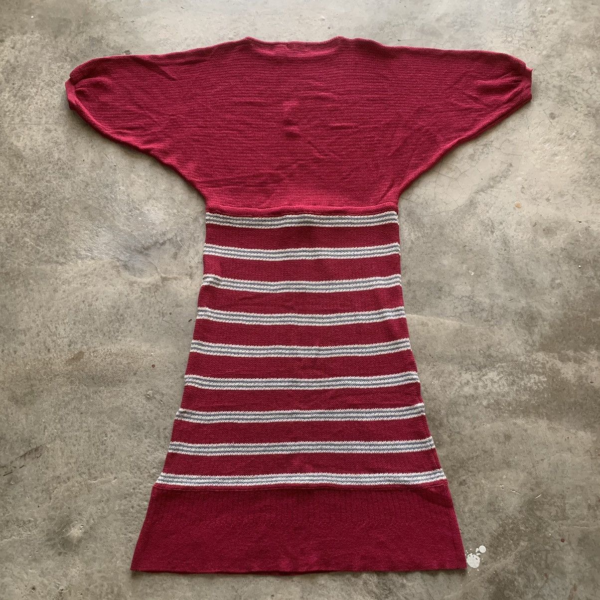 Issey Miyake Rare 1970’s Issey Miyake Batwing Knit Dress Size M / US 6-8 / IT 42-44 - 2 Thumbnail
