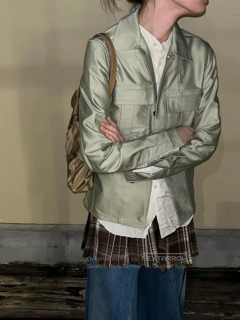 Jil Sander Jil Sander size 37 Light Apple Green Jacket Size M / US 6-8 / IT 42-44 - 6 Thumbnail