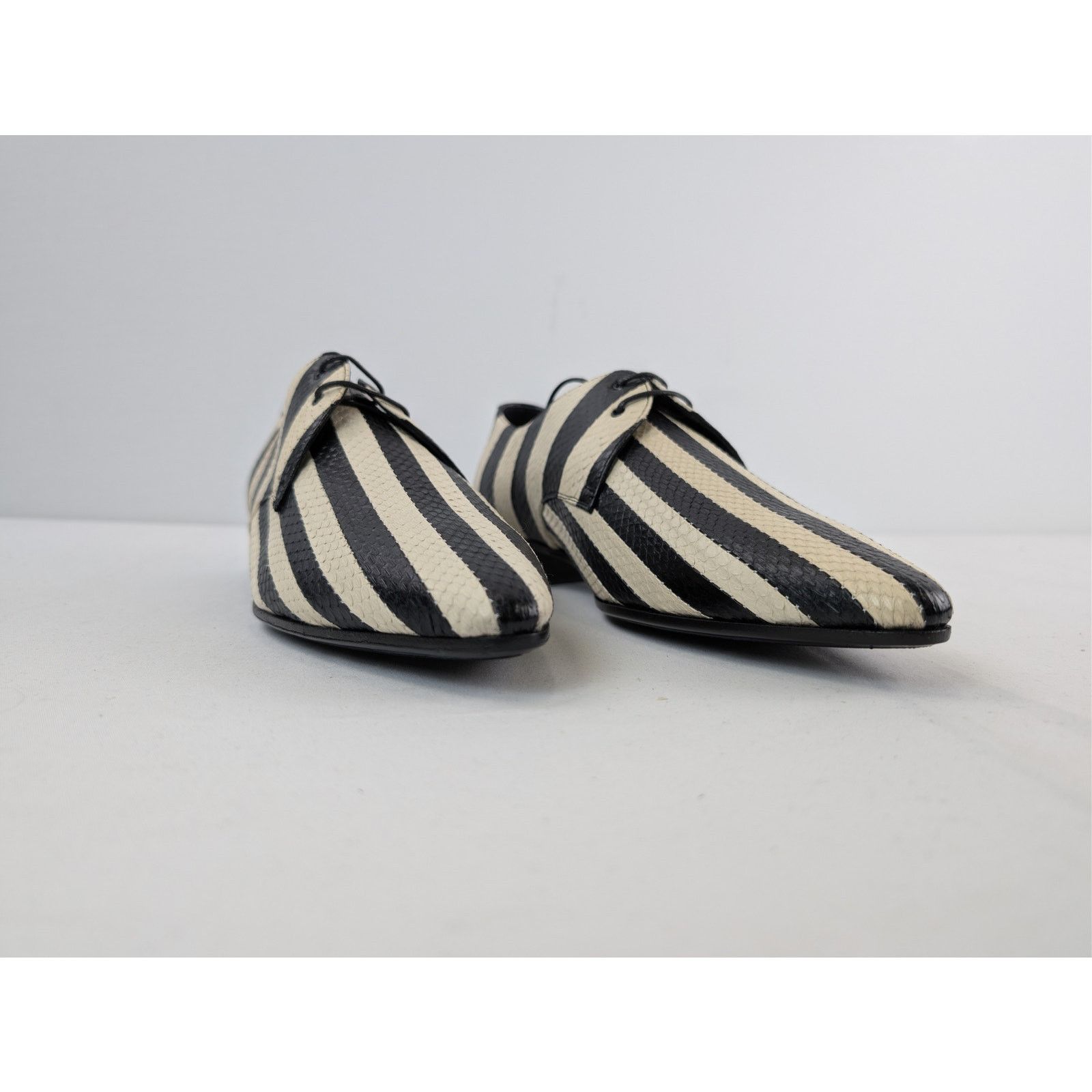 o1rshd1 Jonas 25 Derby Striped Shoes Boots Off White/Black
