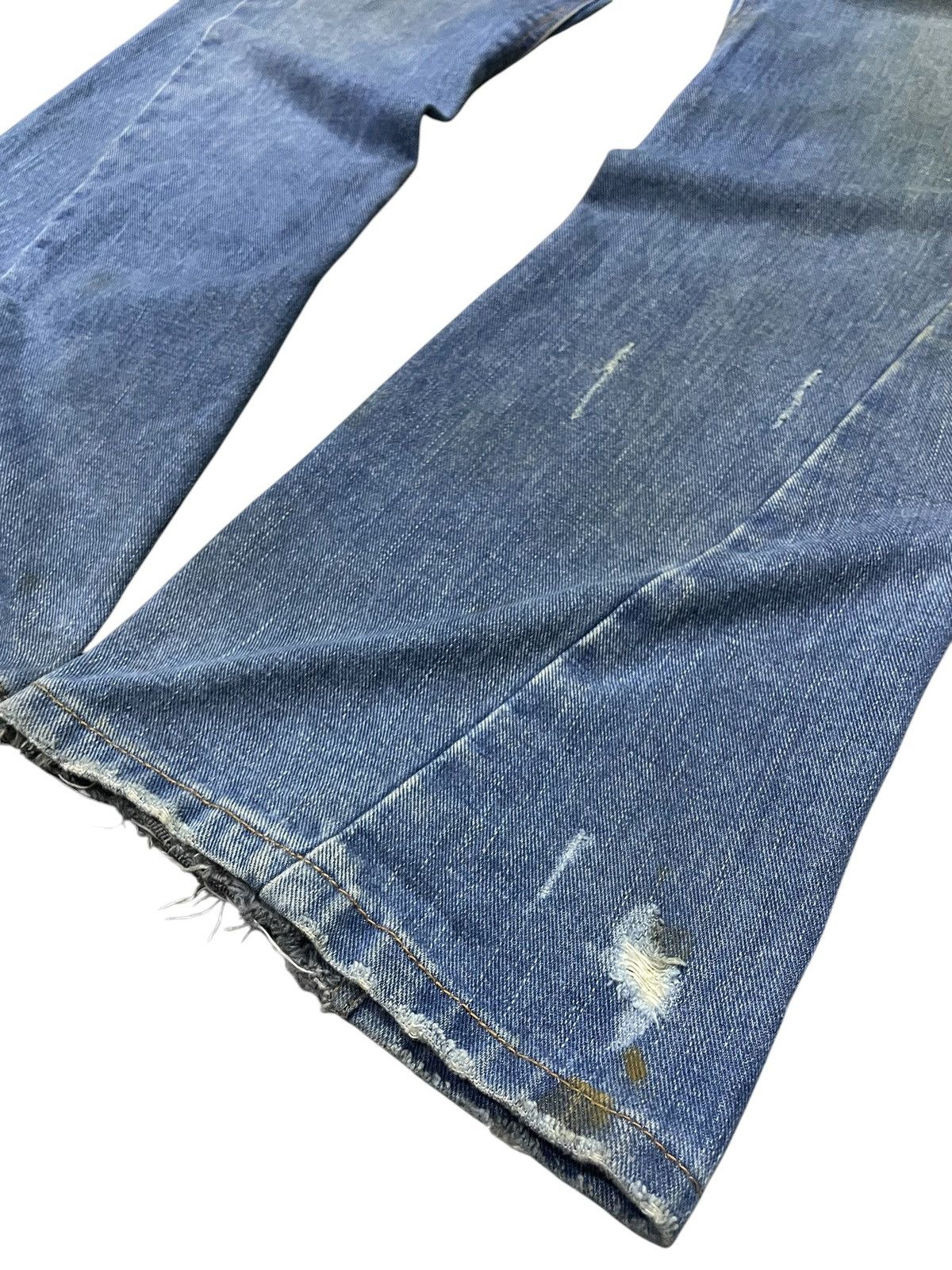 Japanese Brand × Le Grande Bleu (L.G.B.) × Tornado Mart Nylaus Japan Spiral Flare Studded Rhinestones Muddy Jeans Size US 32 / EU 48 - 6 Thumbnail