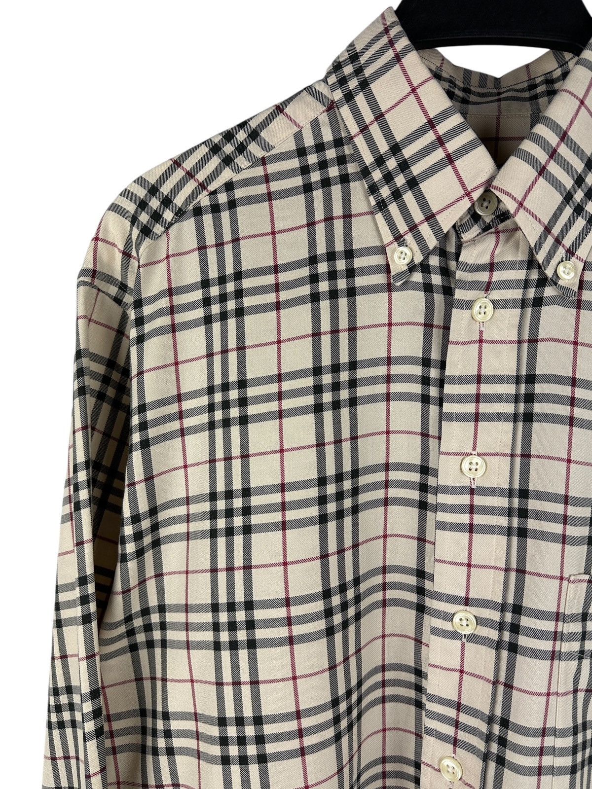 Burberry Vintage Burberry London Shirt Nova Check Long Sleeve Size US M / EU 48-50 / 2 - 2 Thumbnail