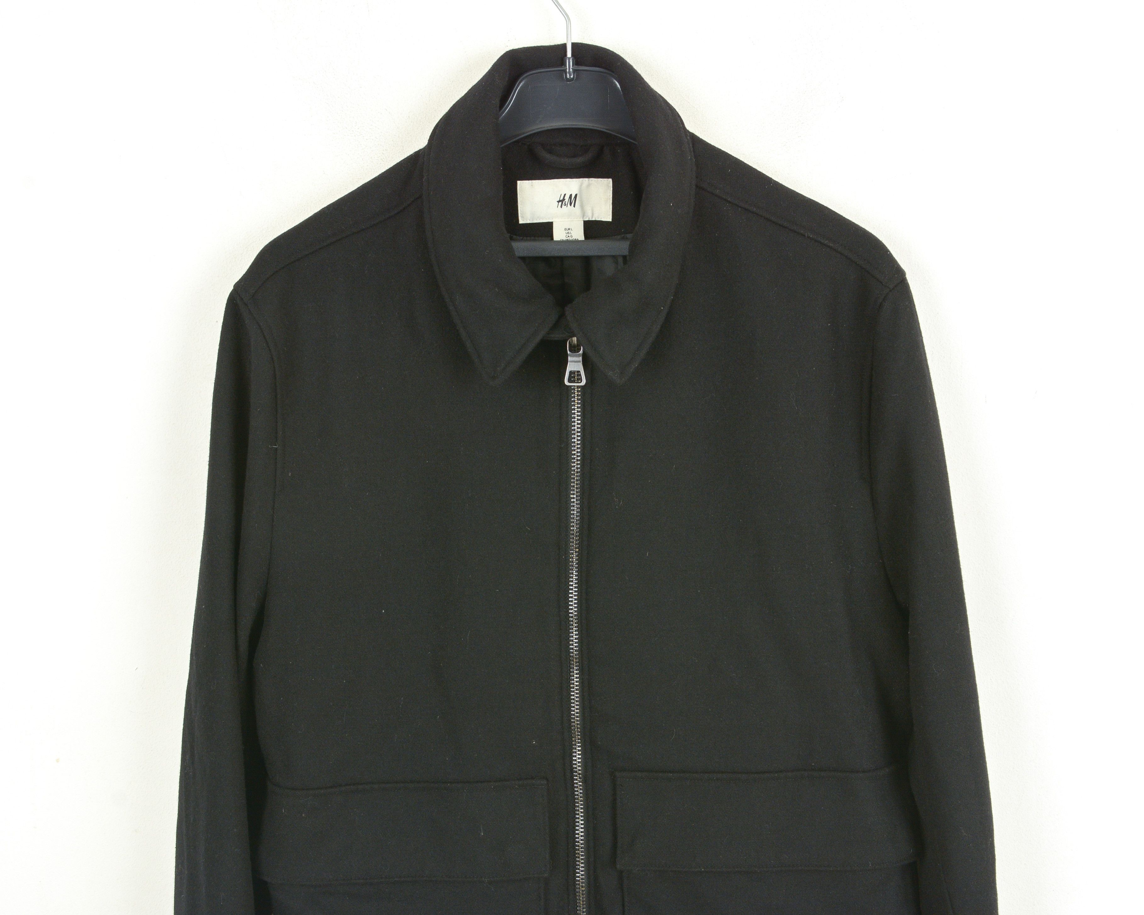 H&M H&M Wool Worker Chore Jacket L Utility Coat Shirt Bomber Size US L / EU 52-54 / 3 - 3 Thumbnail