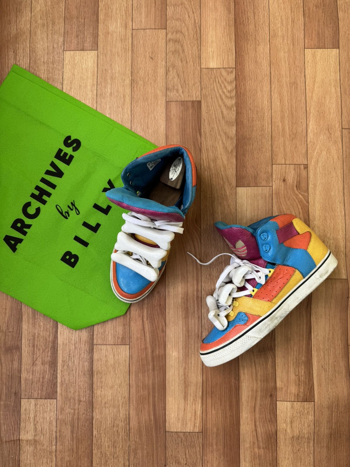 Adidas × Jeremy Scott 🔥🥹Jeremy Scott x Adidas S/S 14 bones sneakers Size US 11.5 / EU 44-45 - 2 Thumbnail